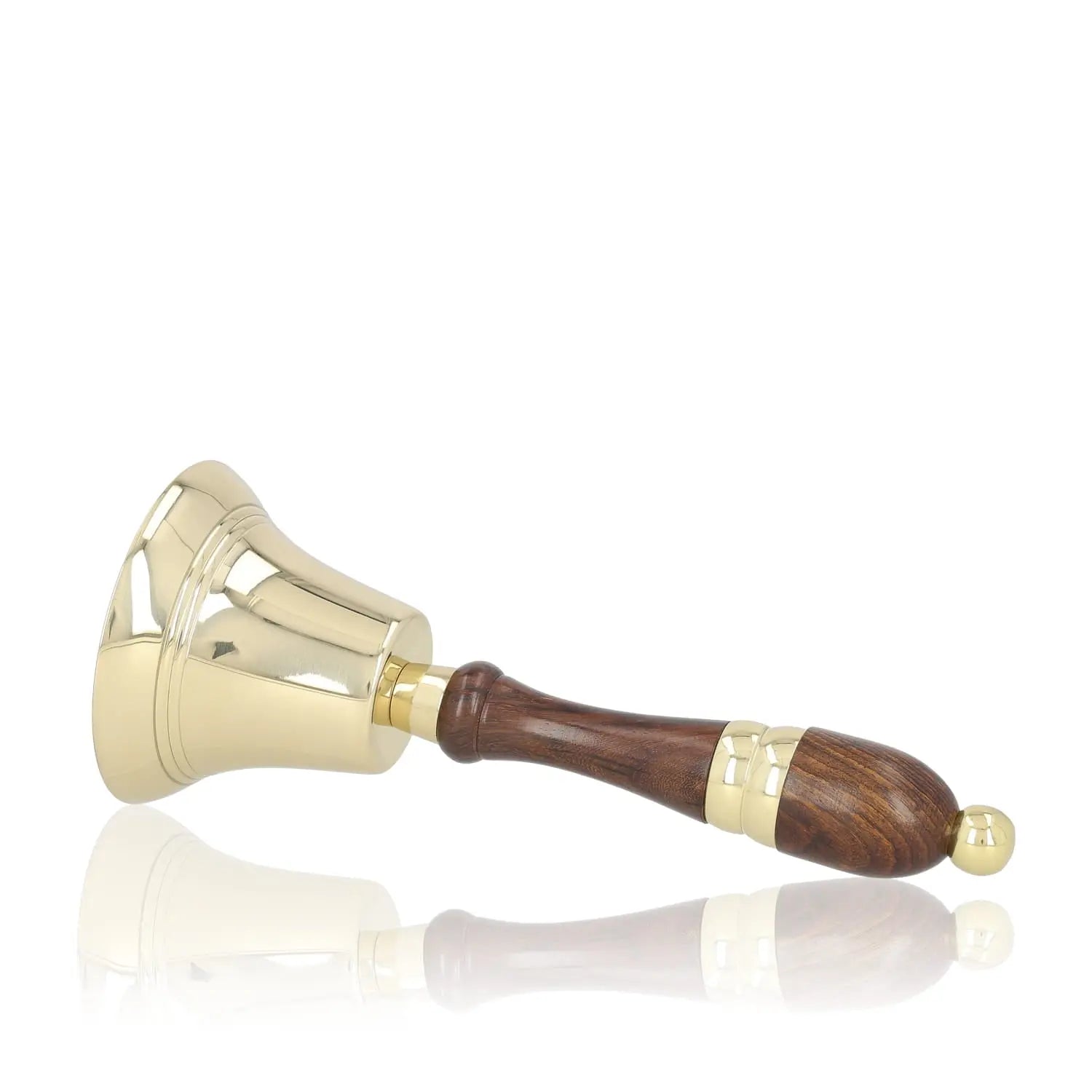 Brass Hand Bell with Wooden Handle