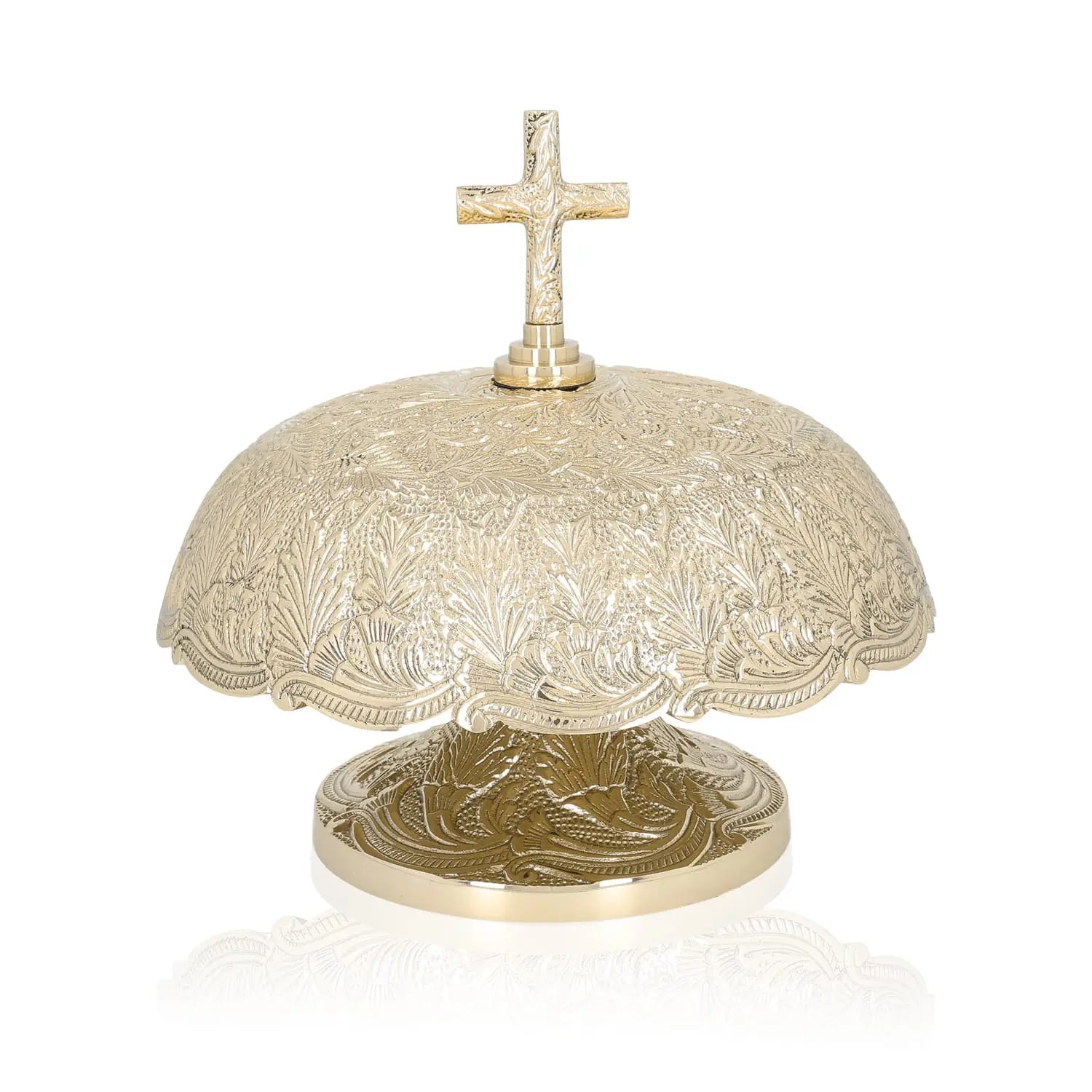 Brass Liturgical Gong with Wooden Mallet