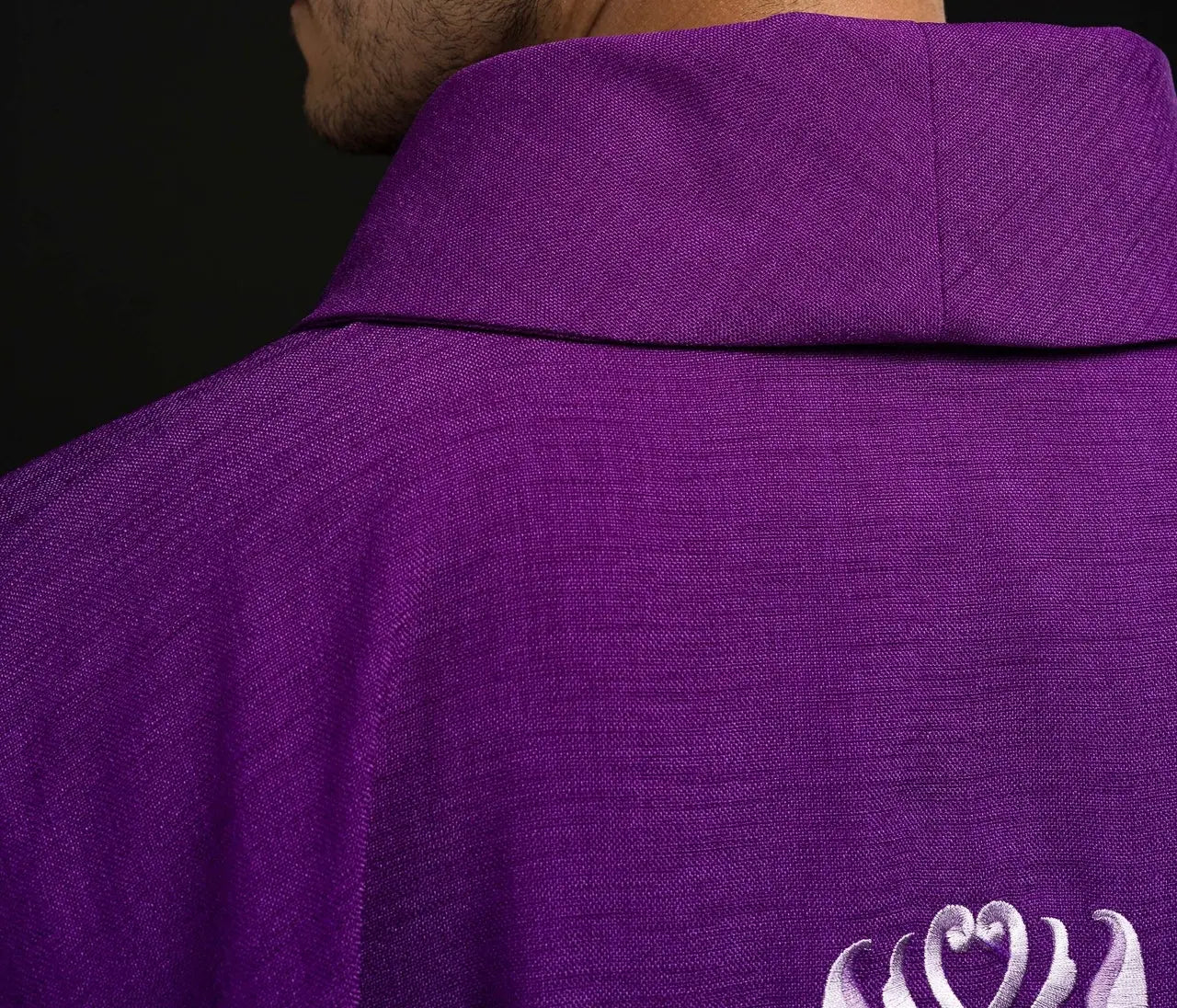 Purple chasuble with embroidery of the Cross