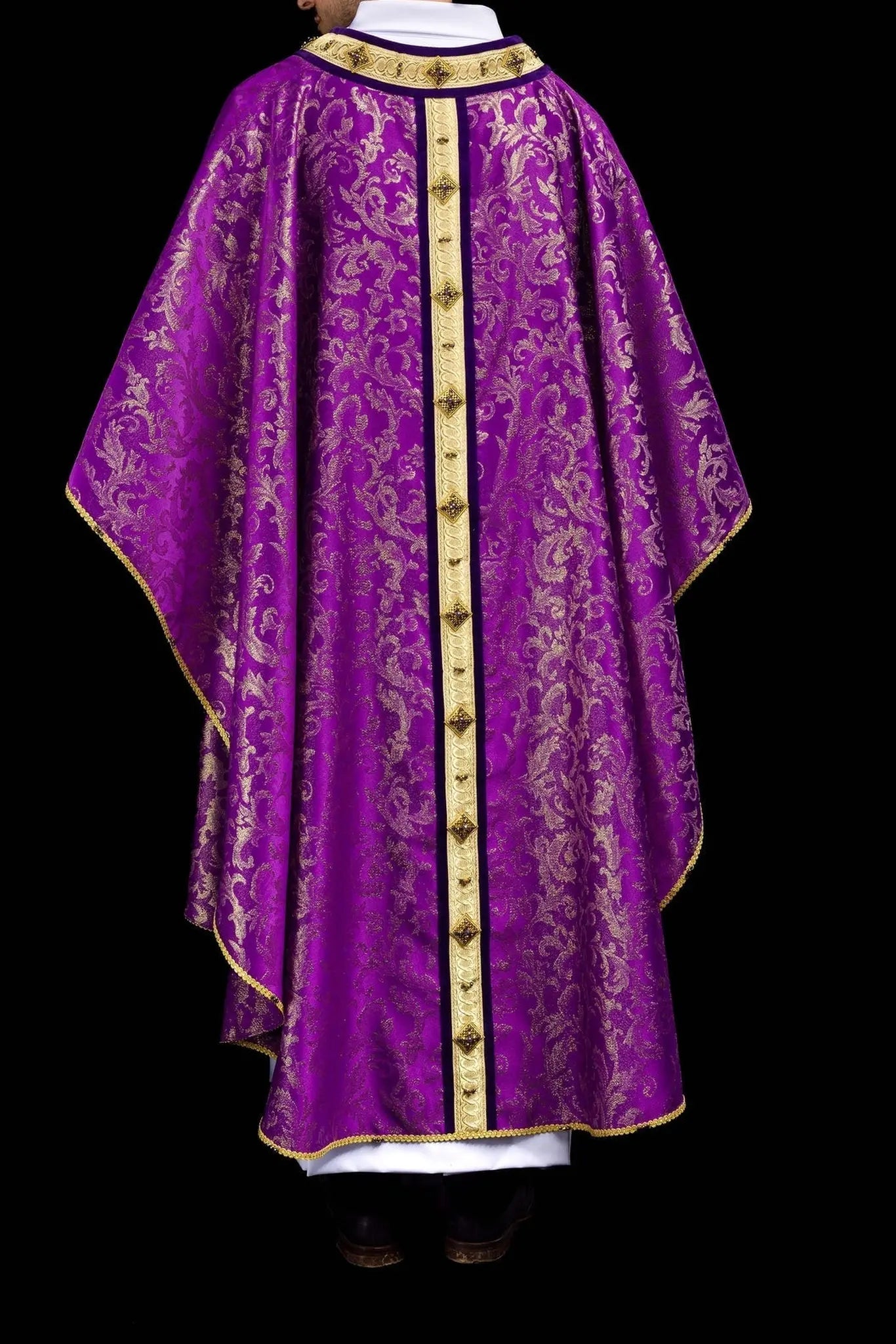 Chasuble with natural stones Handmade 7003