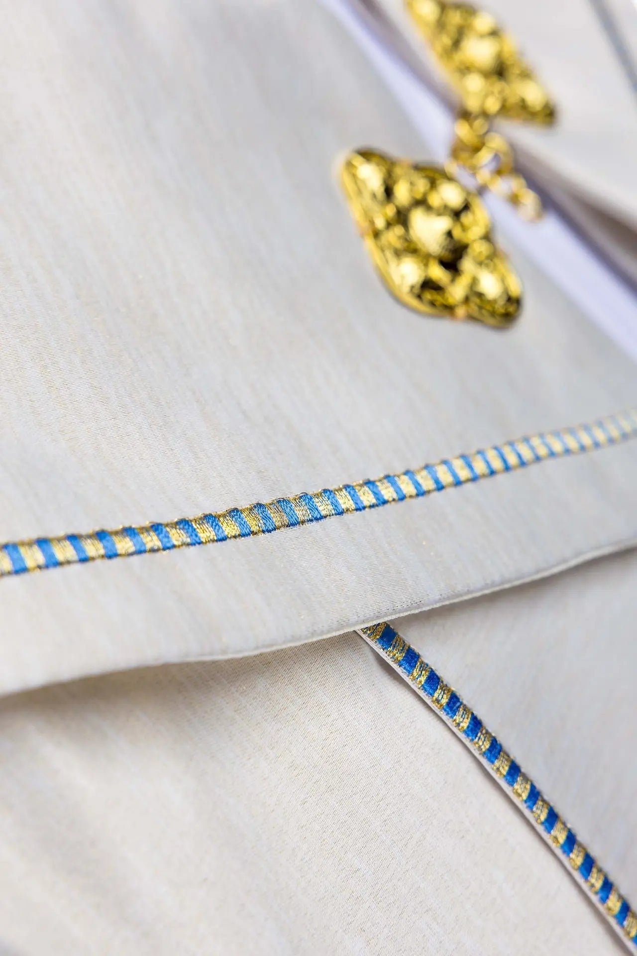 Ecru Marian Embroidered Cope