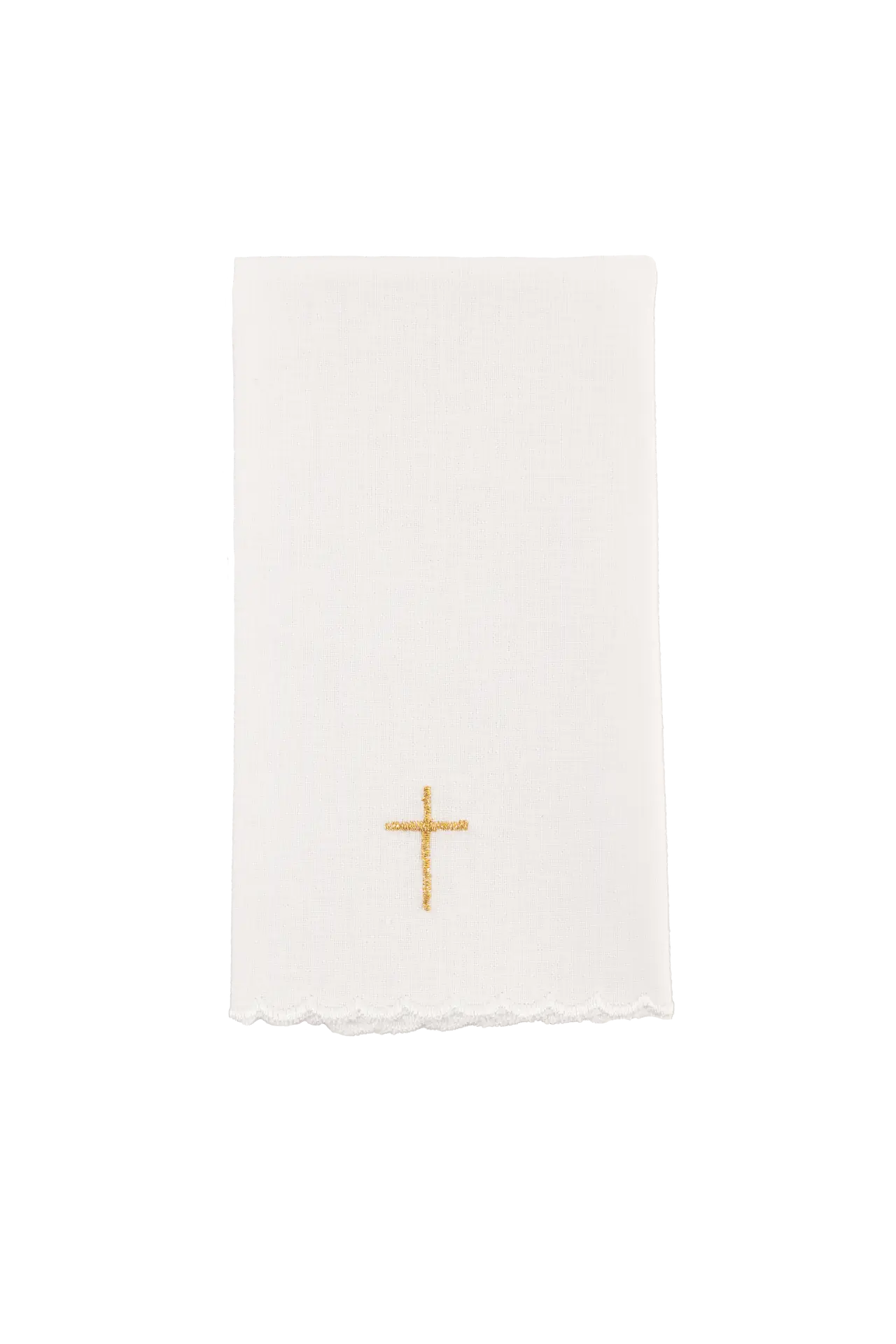 Embroidered chalice linens set with chalice motif