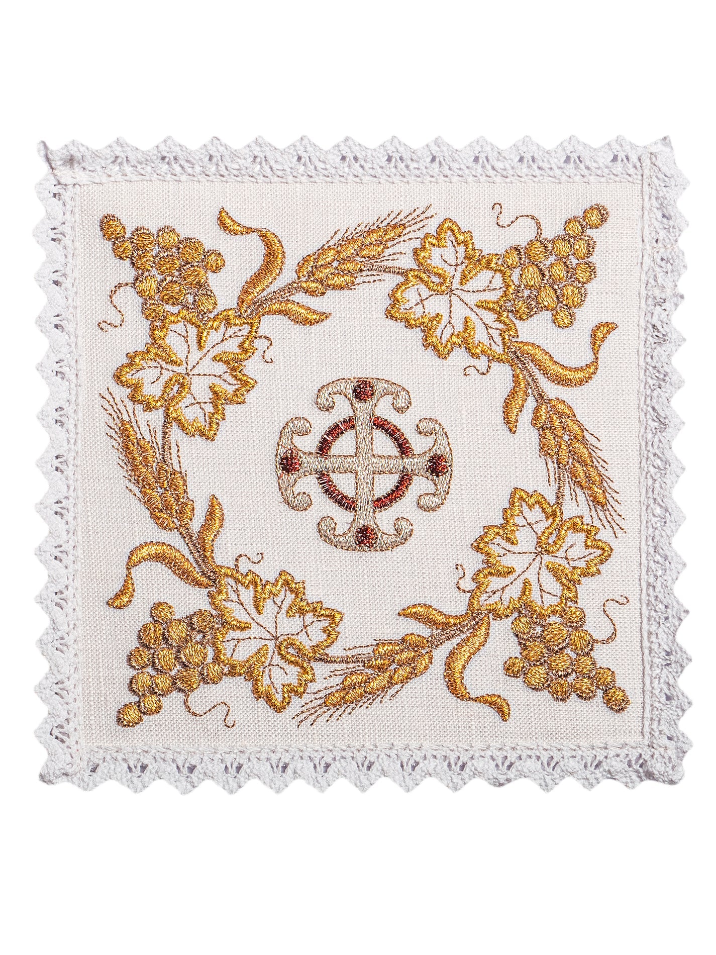 Bielizna kielichowa z bogatym złotym haftem - ORNATY.PL