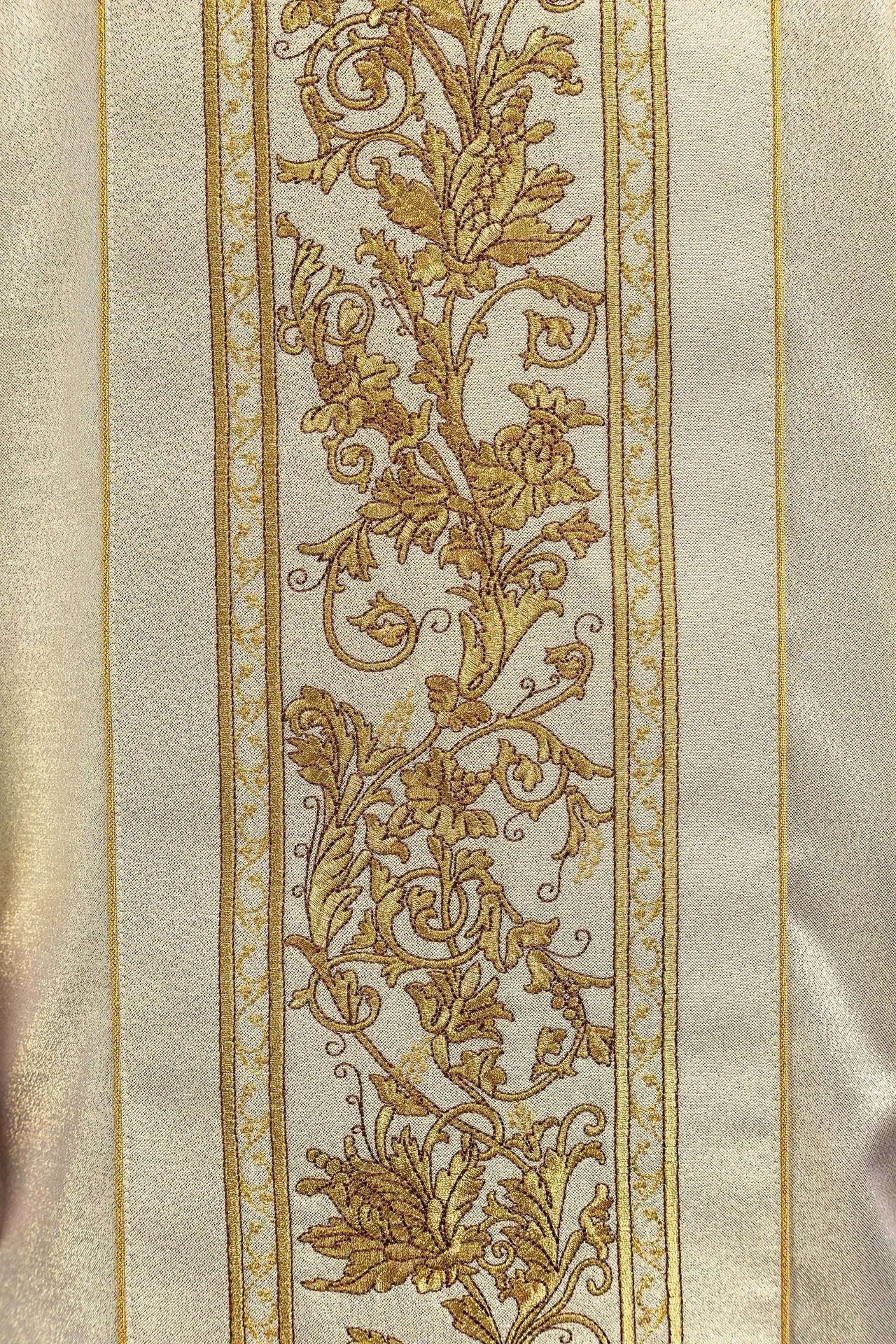 Gold Chasuble with Eucharistic Chalice Embroidery