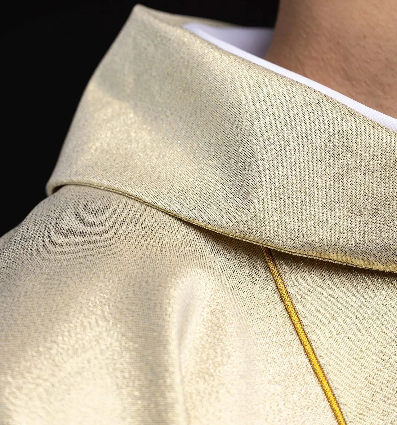 Gold Chasuble with Eucharistic Chalice Embroidery