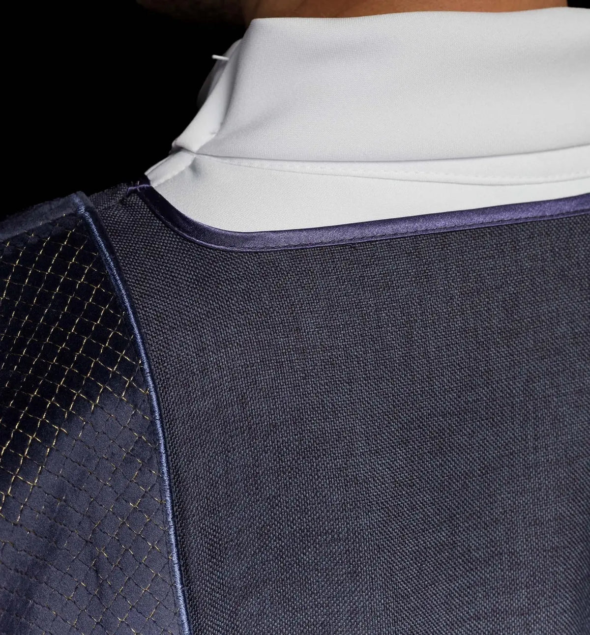 Purple Dalmatic with Velvet Bands and Cross Symbols