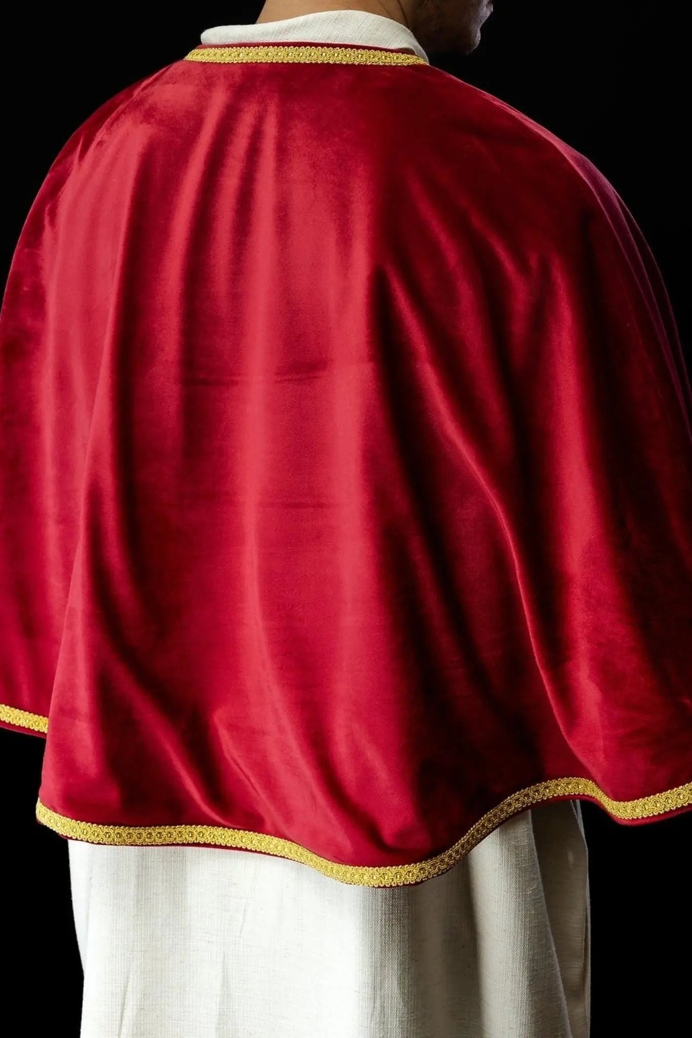 Velvet Red Altar Server Cape with Closure