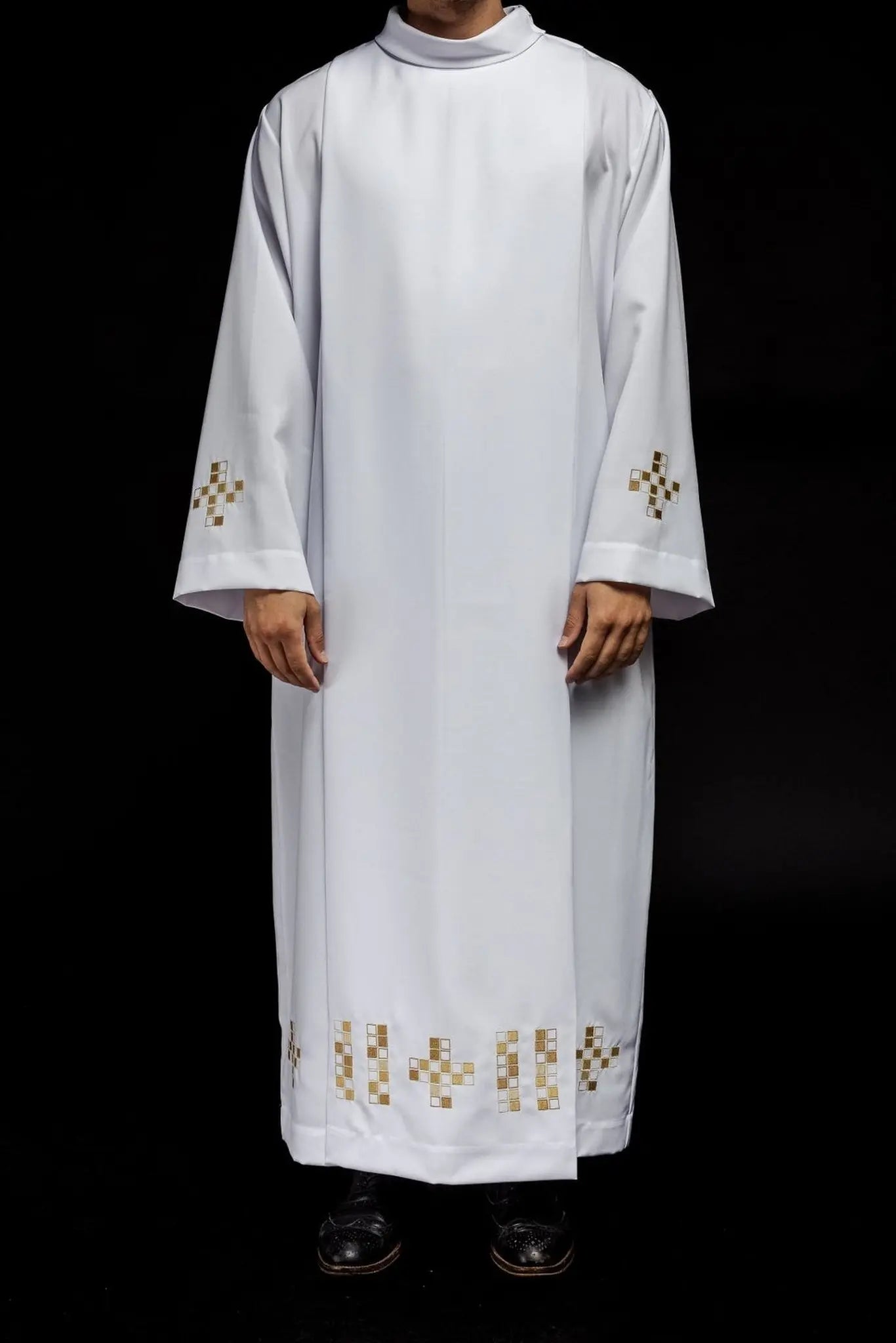 Alba with embroidered mosaic Crosses