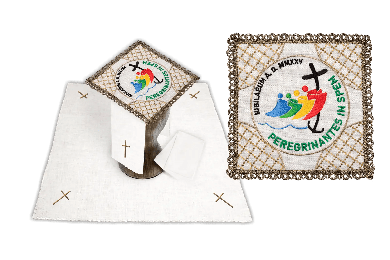 Komplet bielizny kielichowej z logo JUBILEE ROME 2025