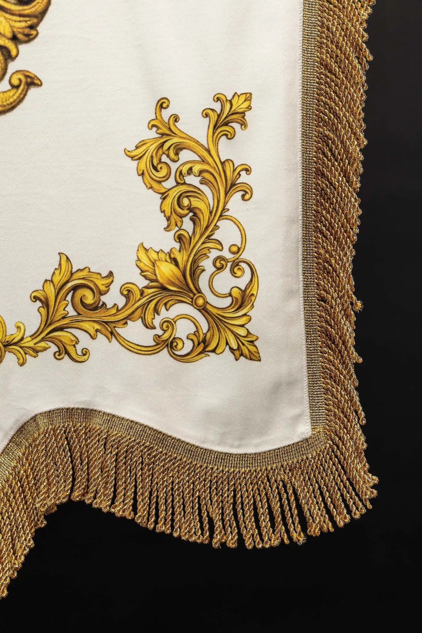 Double-sided Marian Banner with Immaculate Heart and Monogram - HAFTINA ATELIER