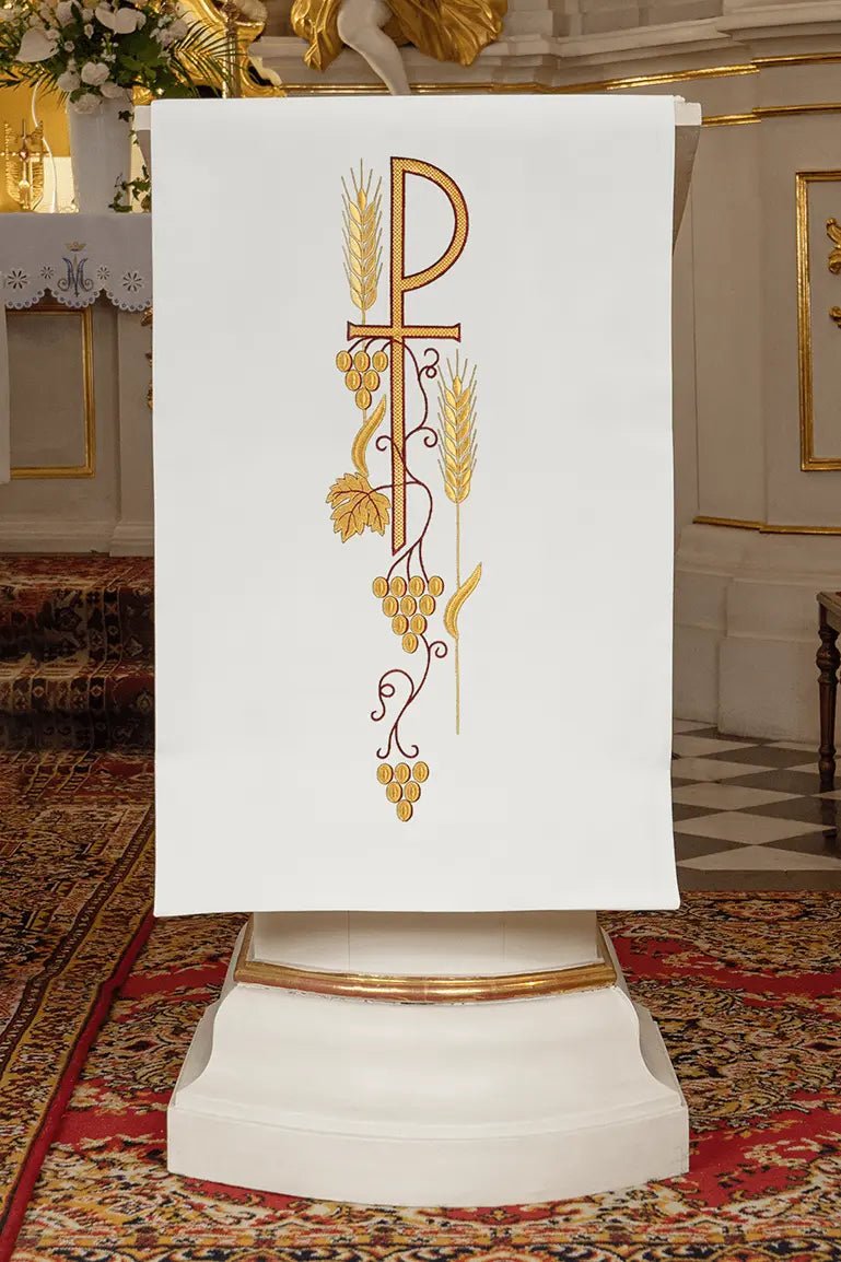 Szata liturgiczna do lektorium z haftowanym symbolem PAX