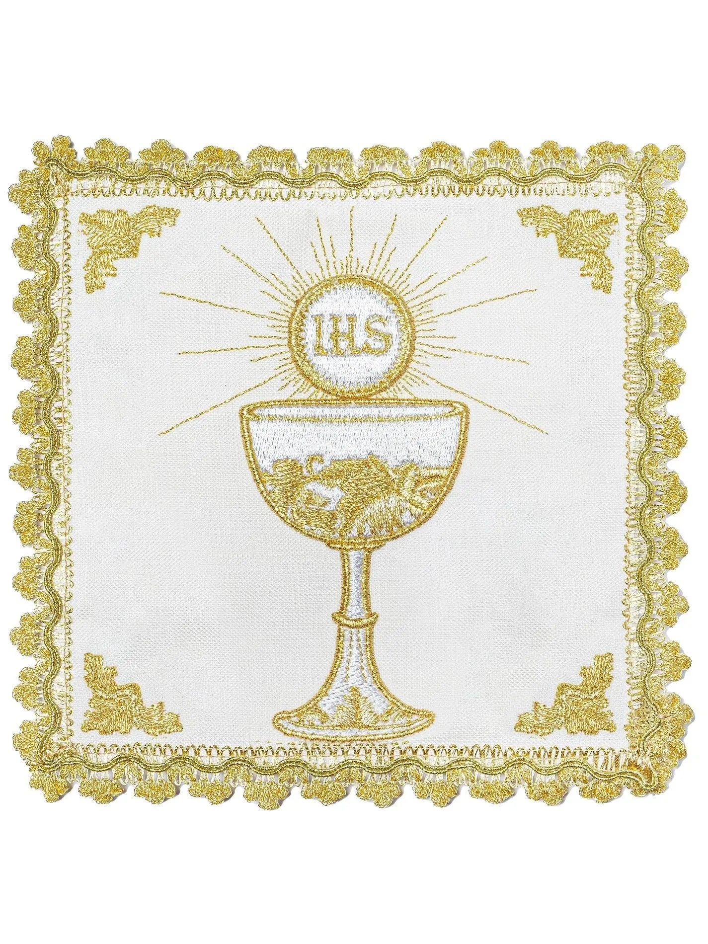 Chalice set with golden chalice motif