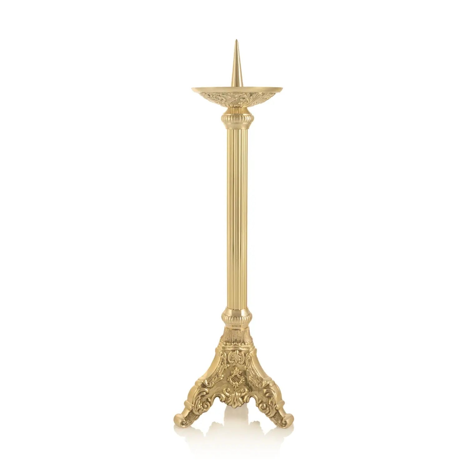 Mosiężny świecznik ołtarzowy – 50 cm