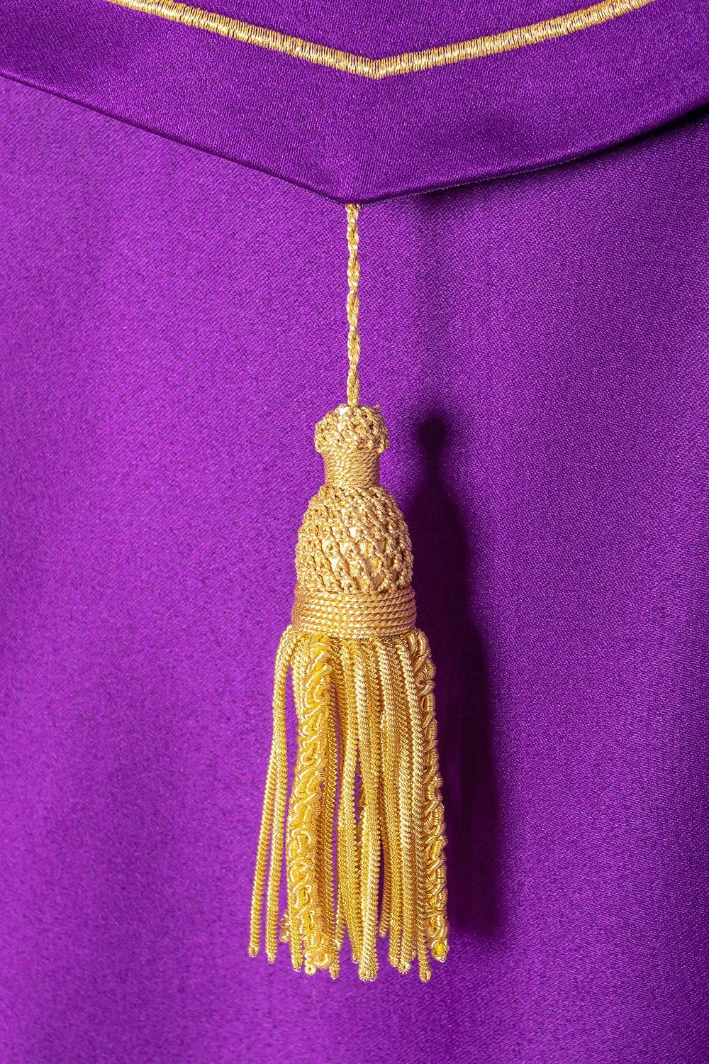 Liturgical cape with rich IHS monogram - HAFTINA ATELIER