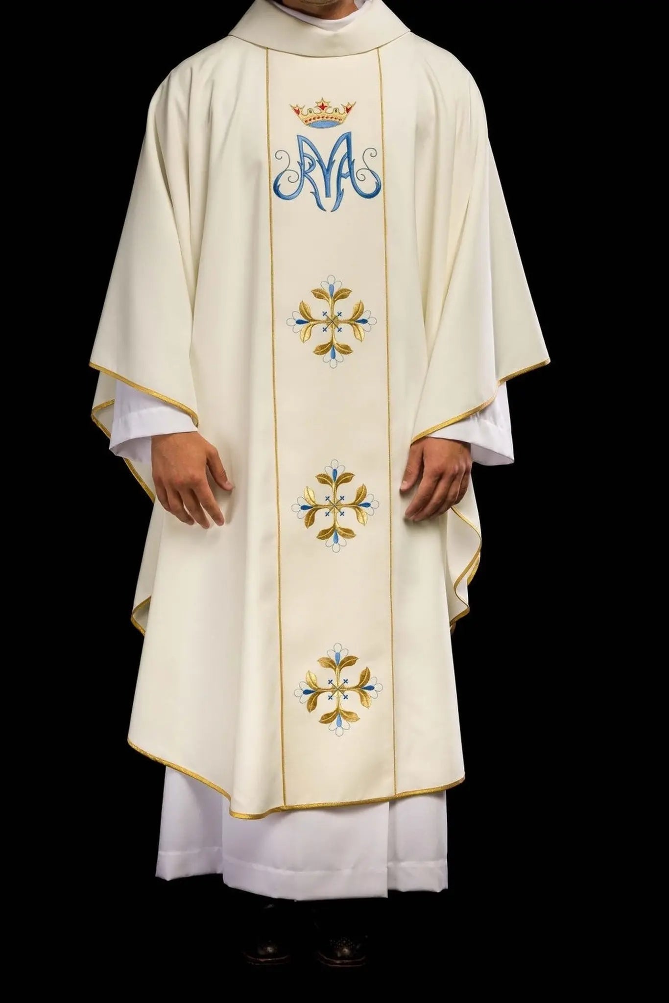 Ornat liturgiczny maryjny z pasem