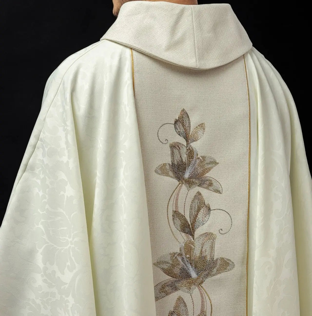 Embroidered chasuble with the image of Our Lady of Guadalupe