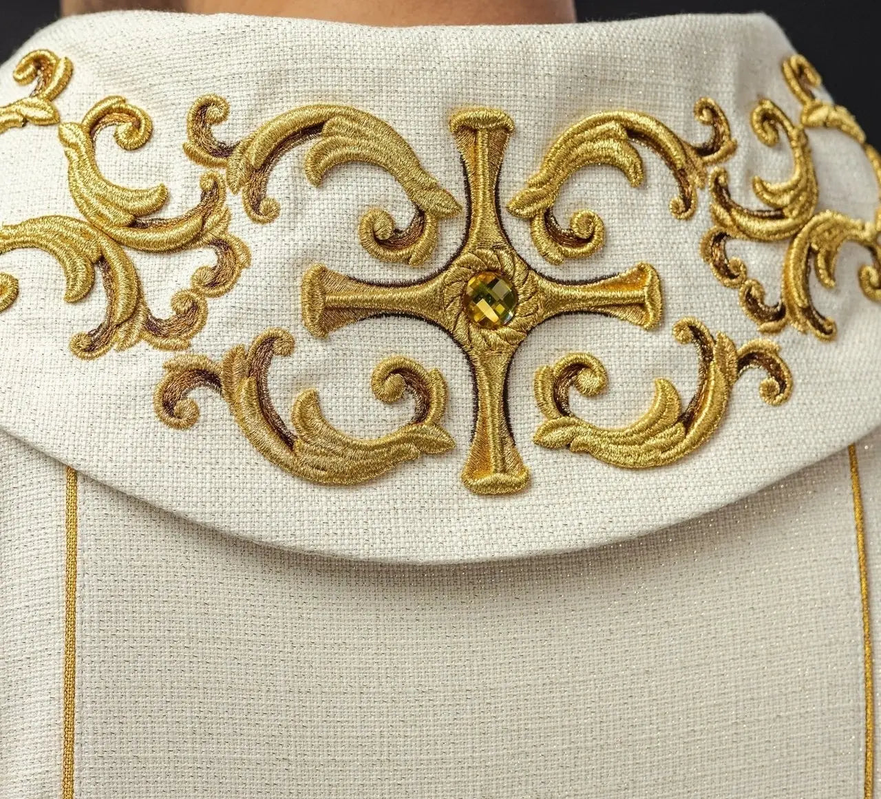 Embroidered chasuble with the image of Saint Anthony