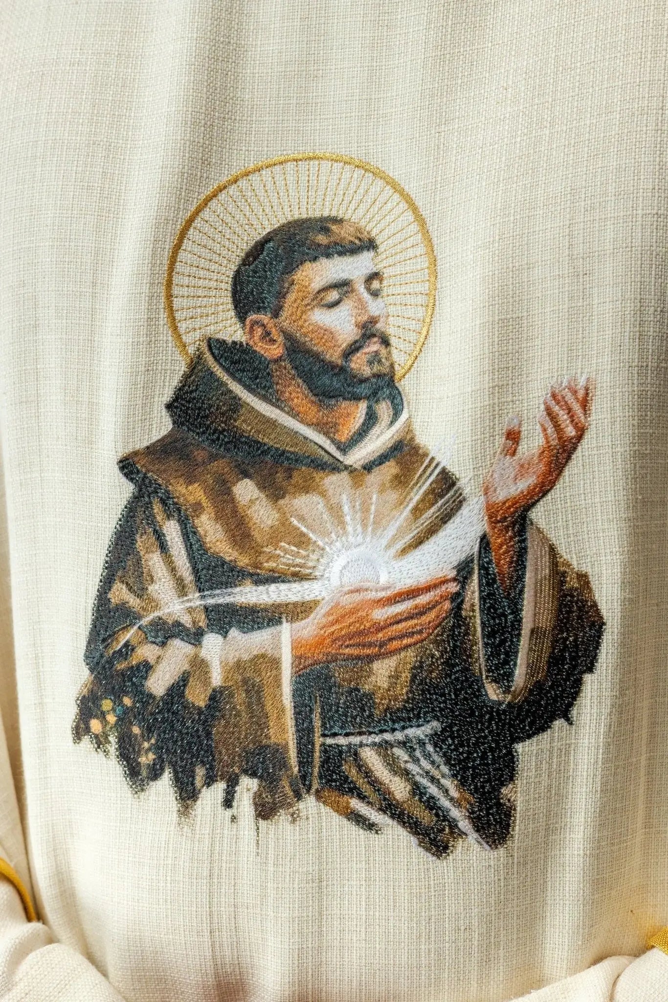 Chasuble Embroidered with the Image of Saint Francis