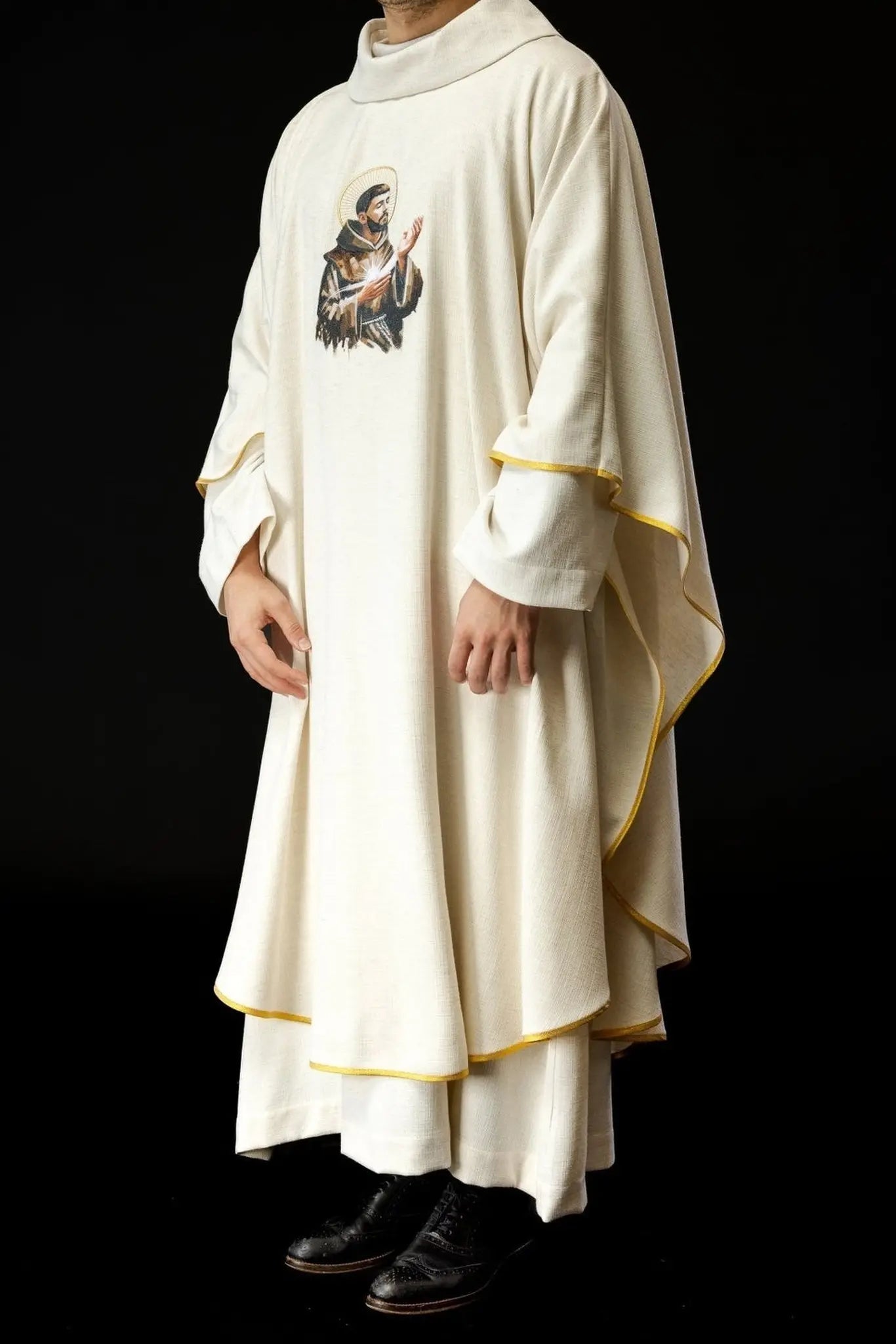 Chasuble Embroidered with the Image of Saint Francis