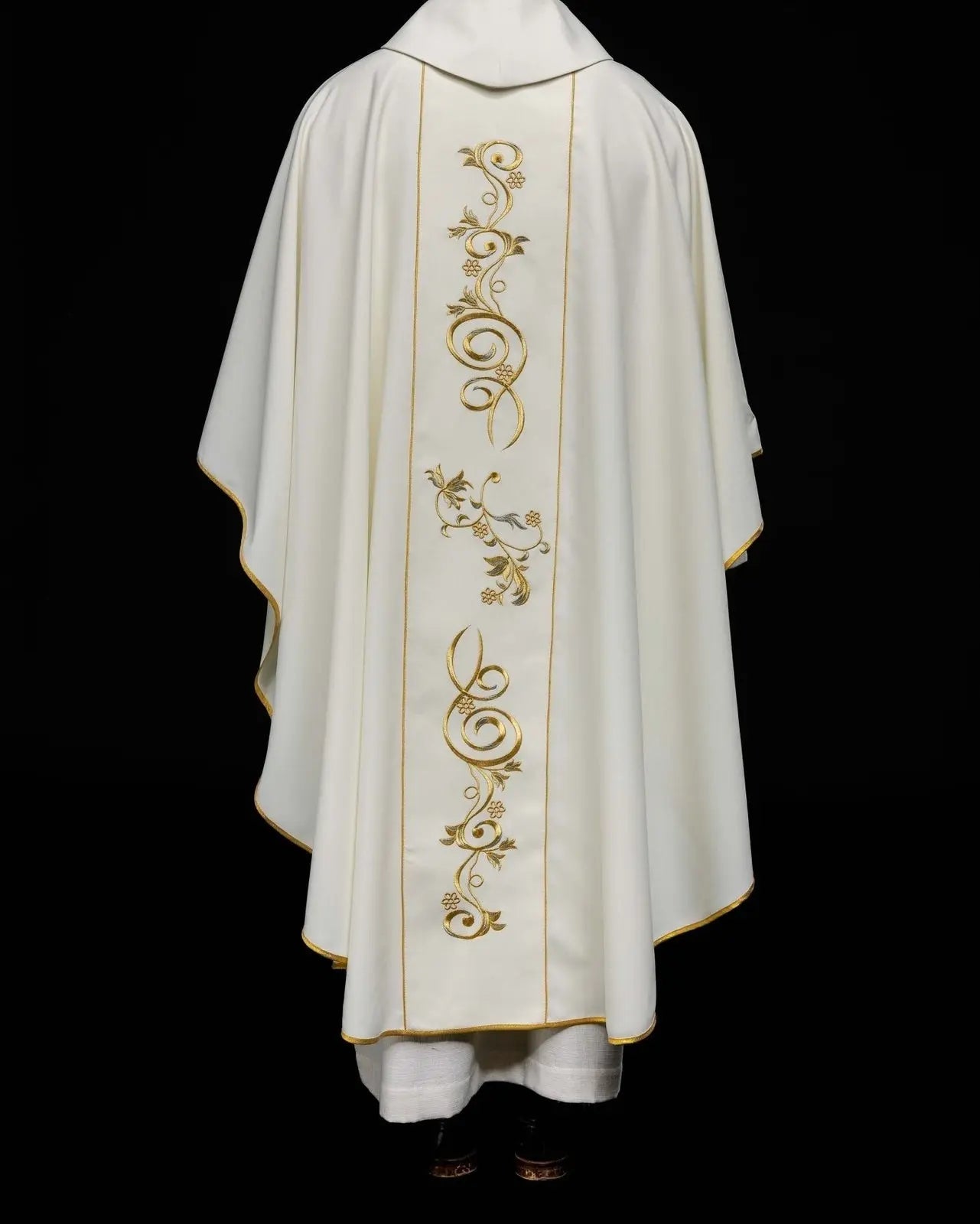 Embroidered Chasuble Featuring the Image of Saint Faustina