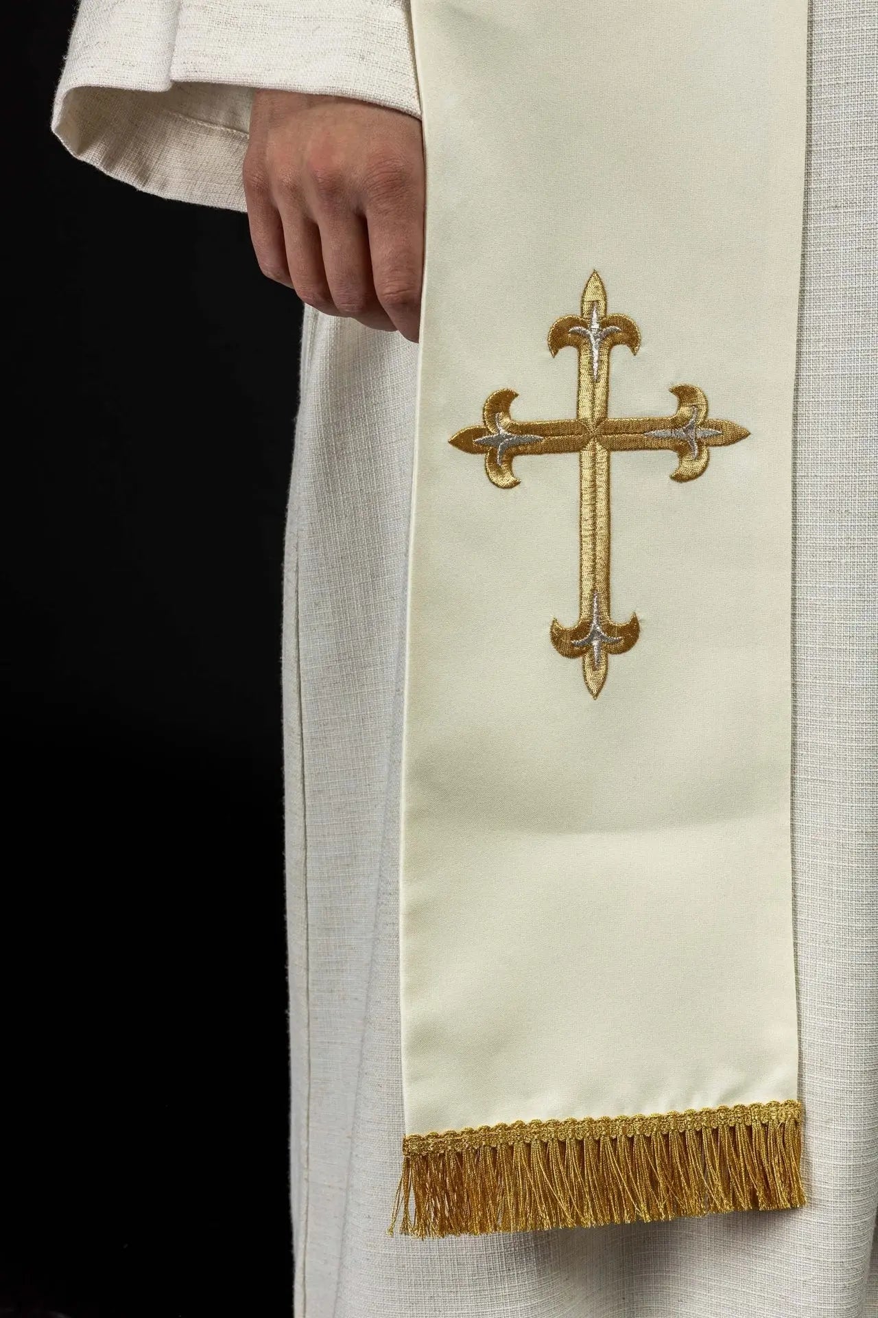 Stuła haftowana Matka Boska Częstochowska