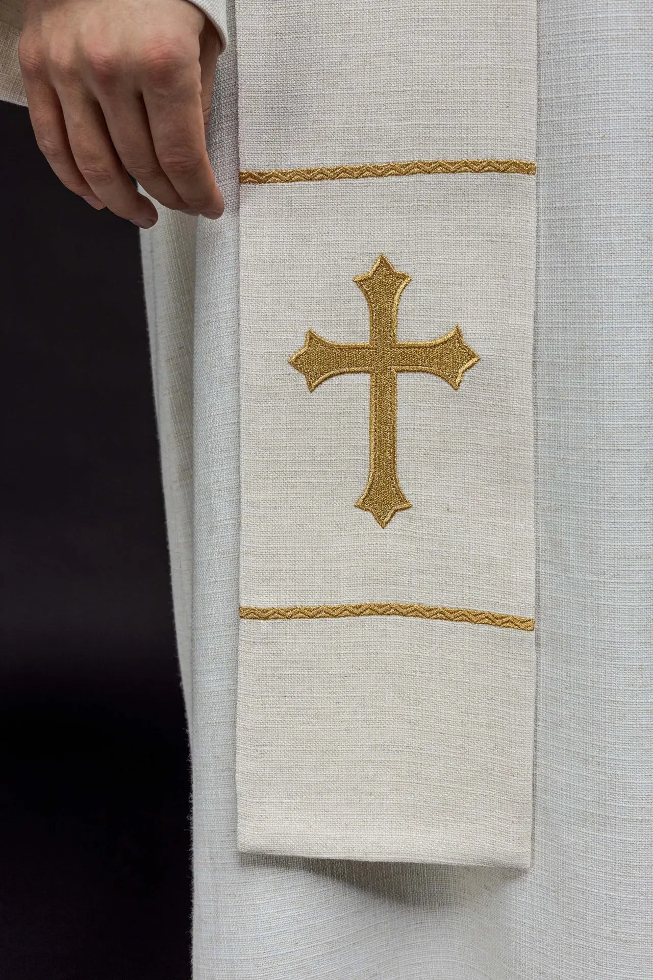 Embroidered Stole with the Image of Divine Mercy Jesus