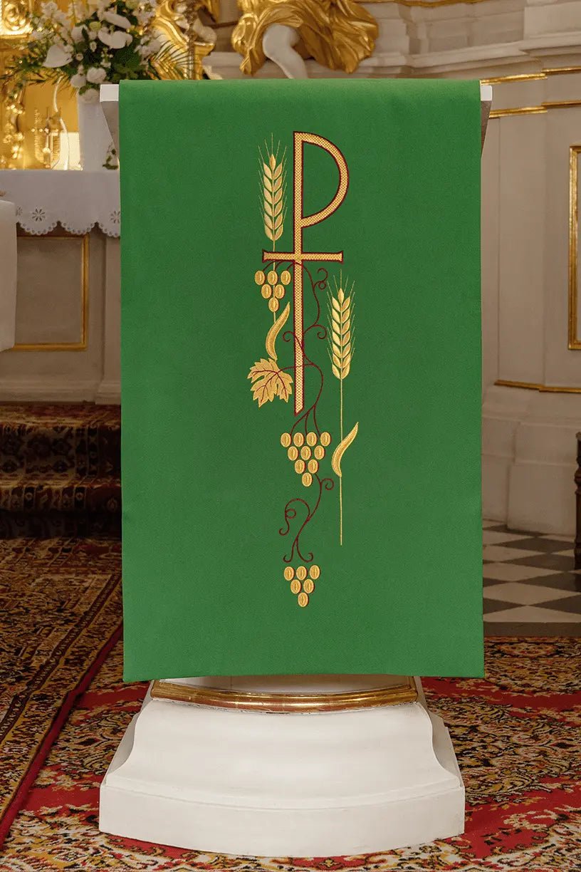 Szata liturgiczna do lektorium z haftowanym symbolem PAX