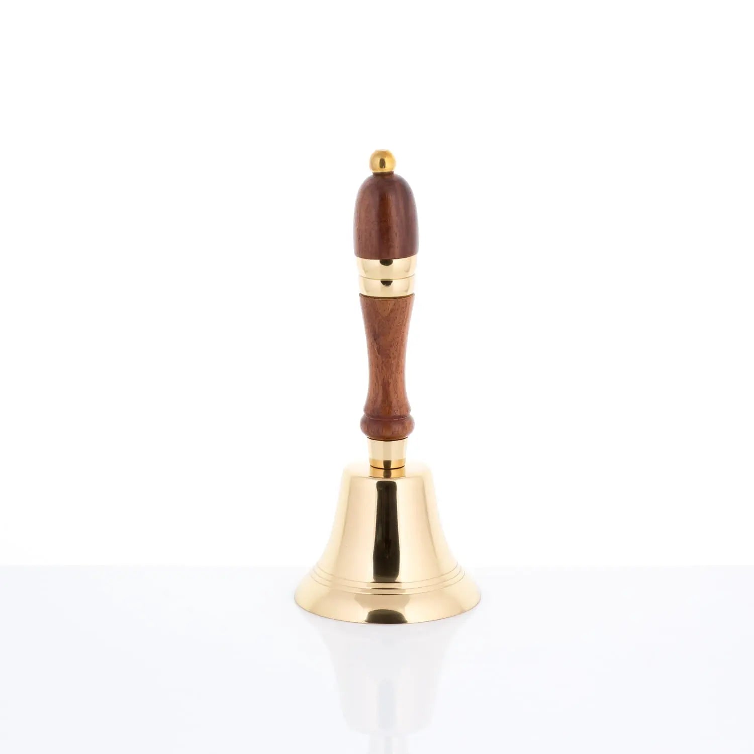 Brass Hand Bell with Wooden Handle