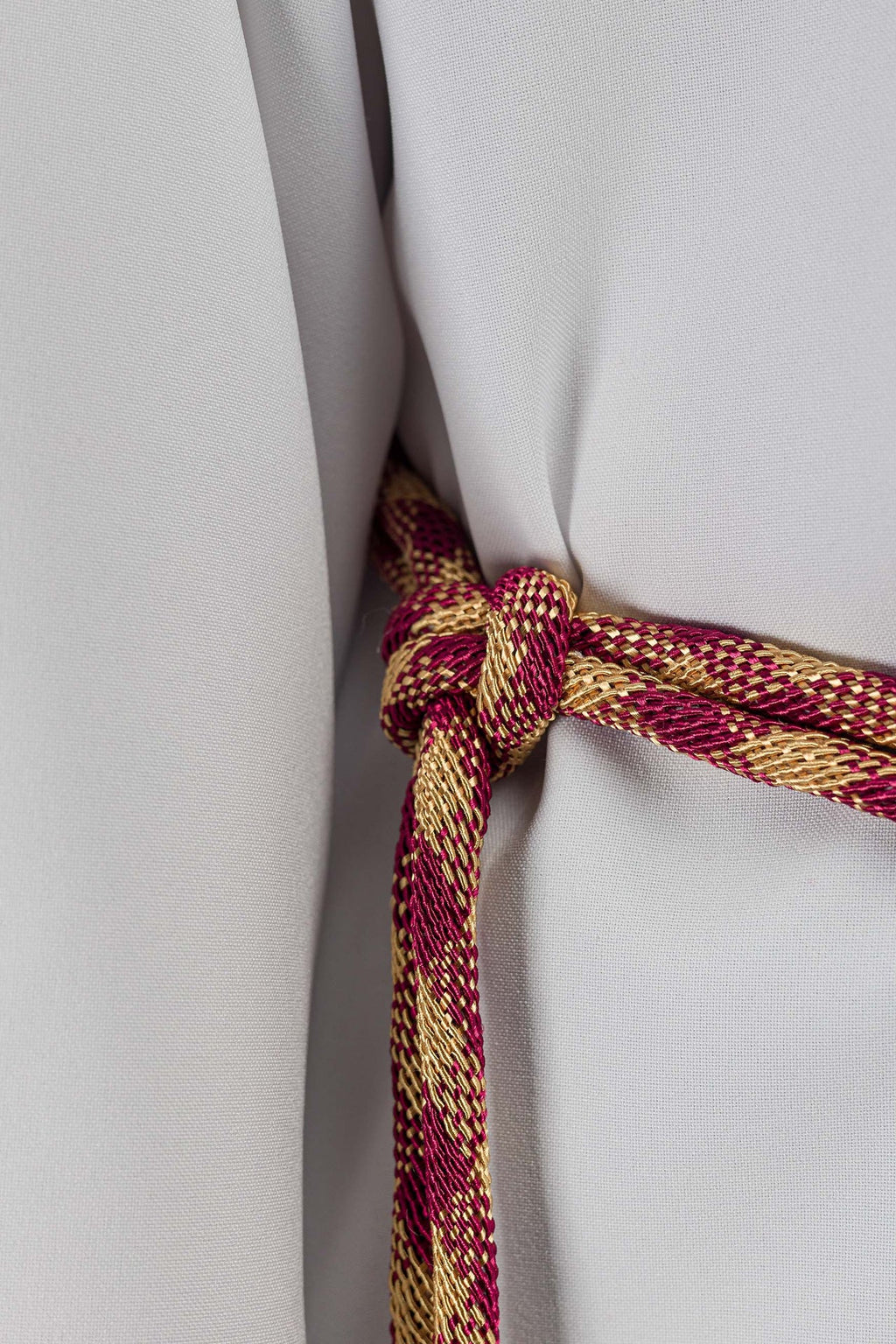 Cingulum liturgiczne czerwono-złote premium