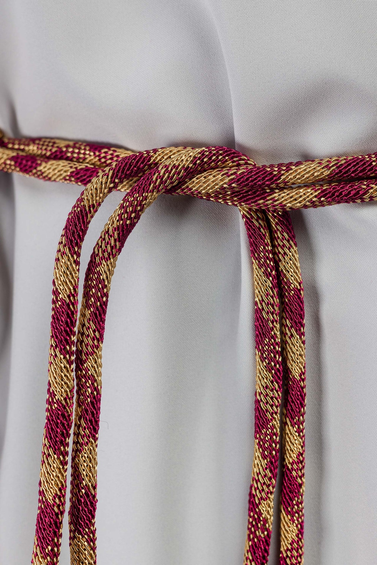 Cingulum liturgiczne czerwono-złote premium