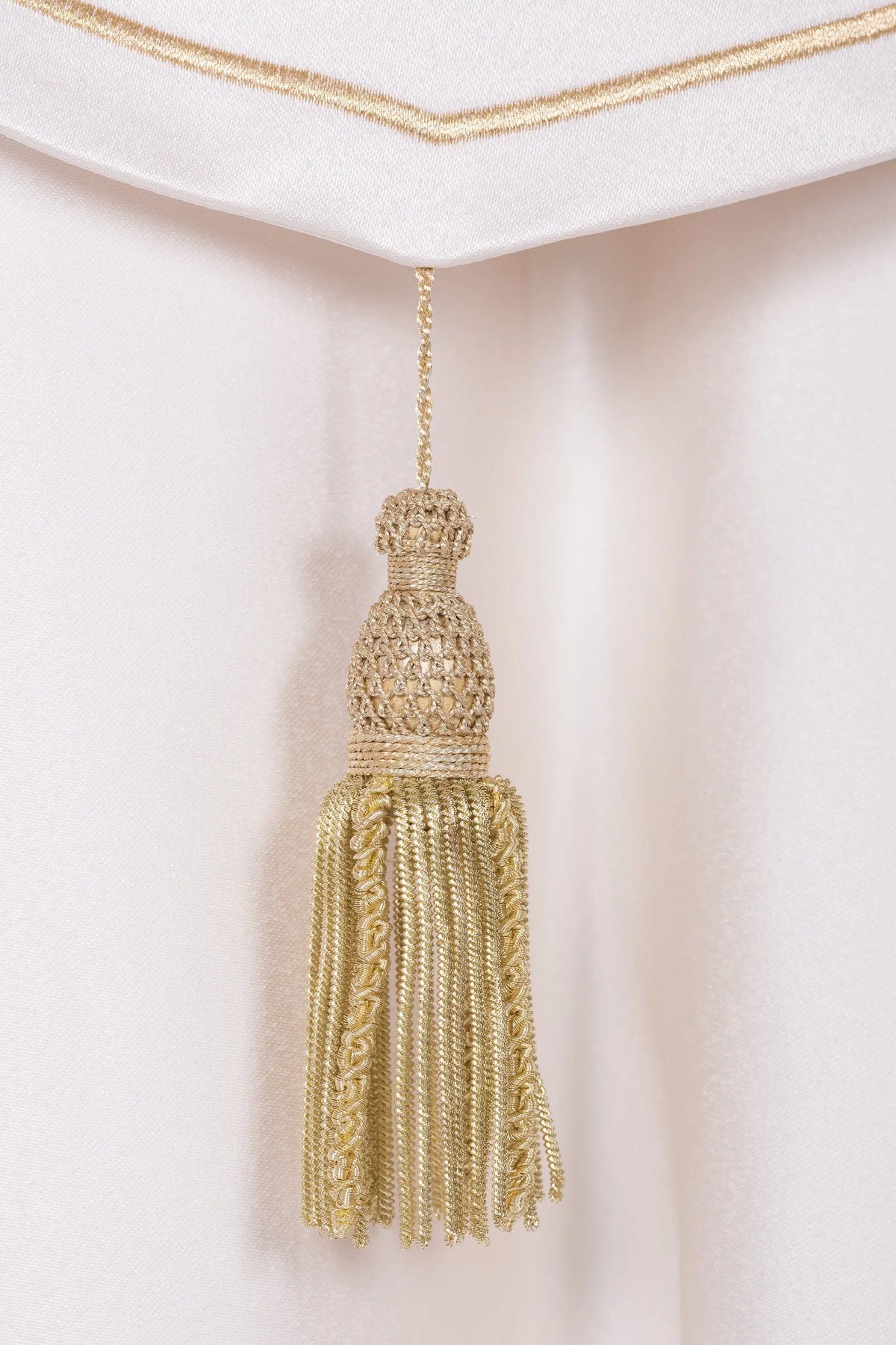 Embroidered ecru liturgical chapel