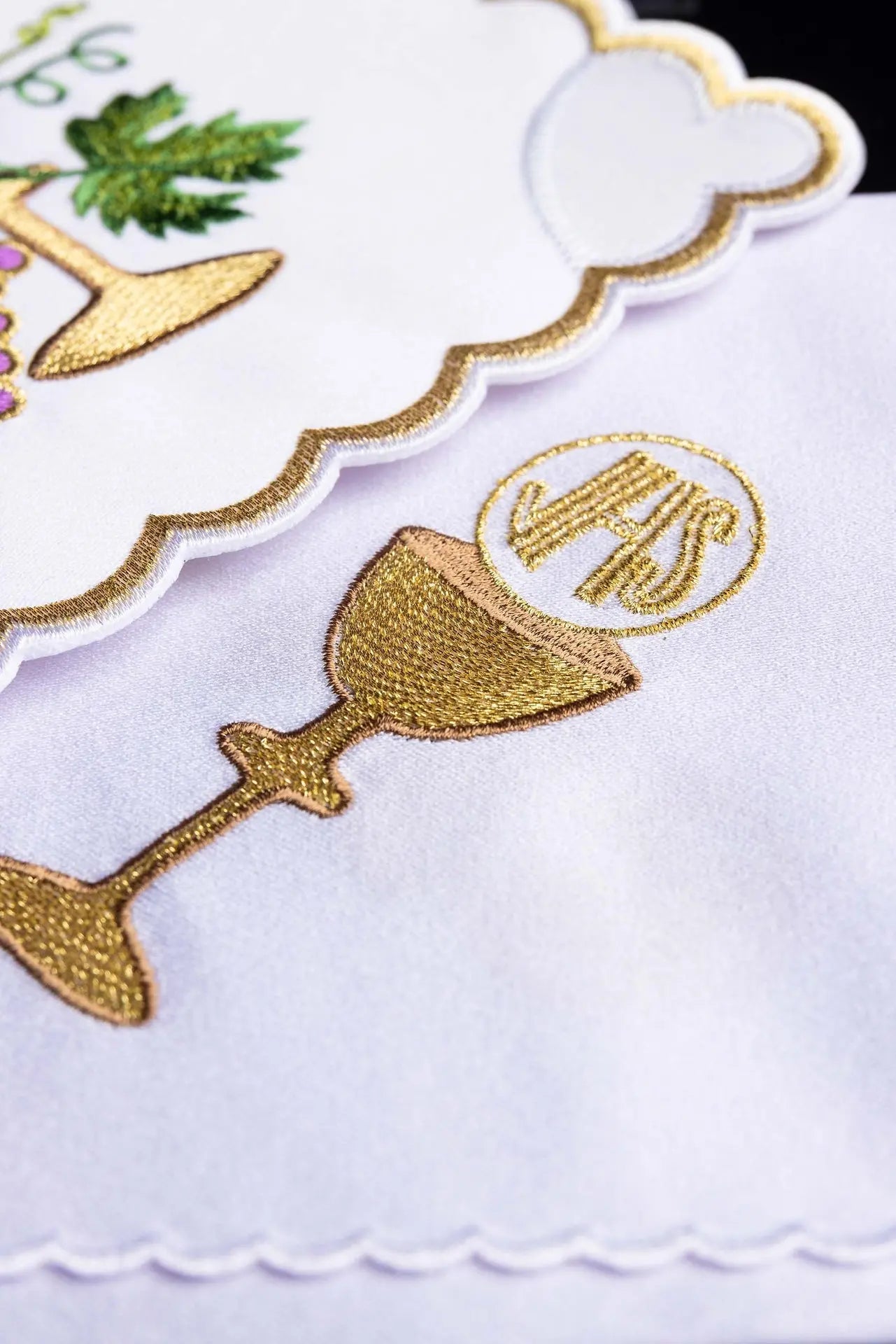 Chalice lingerie embroidered with a chalice motif