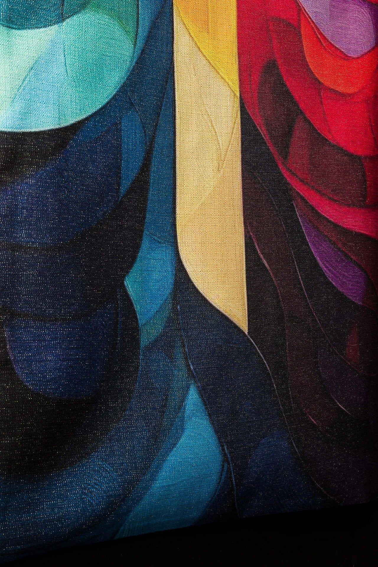 Drukowana Serweta na lektorium wielokolorowa z motywem krzyża - ORNATY.PL