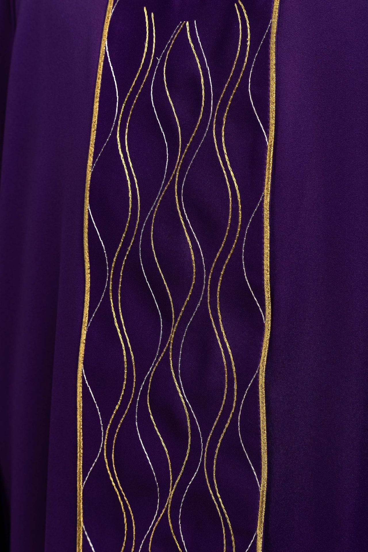 Ornat haftowany Krzyż fioletowy - ORNATY.PL