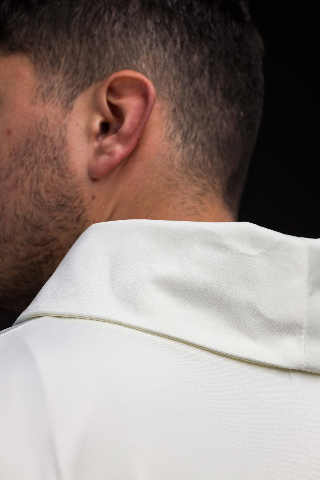 Ornat haftowany krzyż ecru lekki dzianinowy SACROLITE