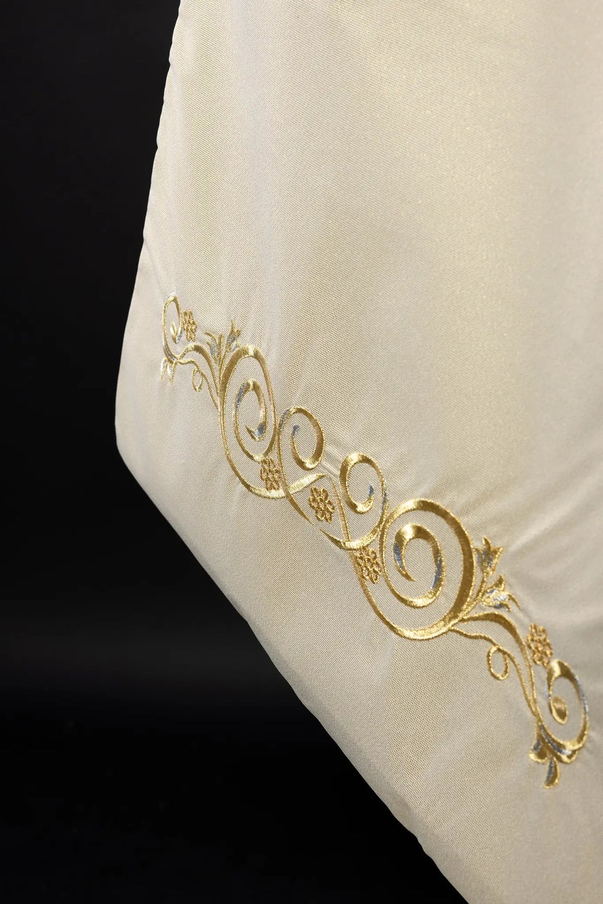 IHS embroidered liturgical veil in gold