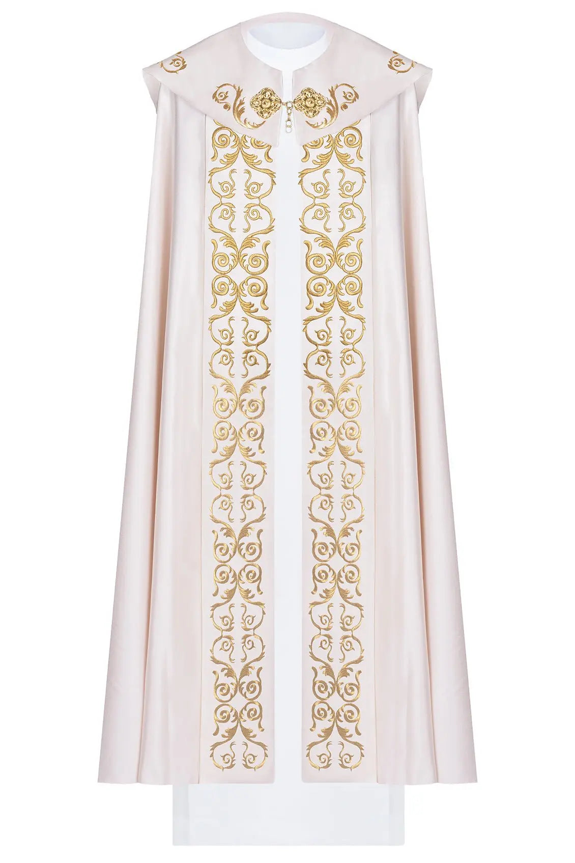 Liturgical chapel monogram IHS ecru