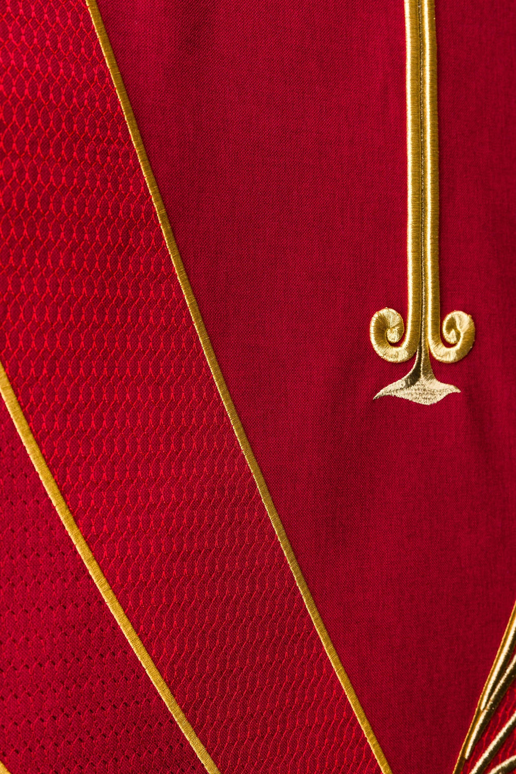 Serweta na lektorium z haftem PAX czerwona - ORNATY.PL