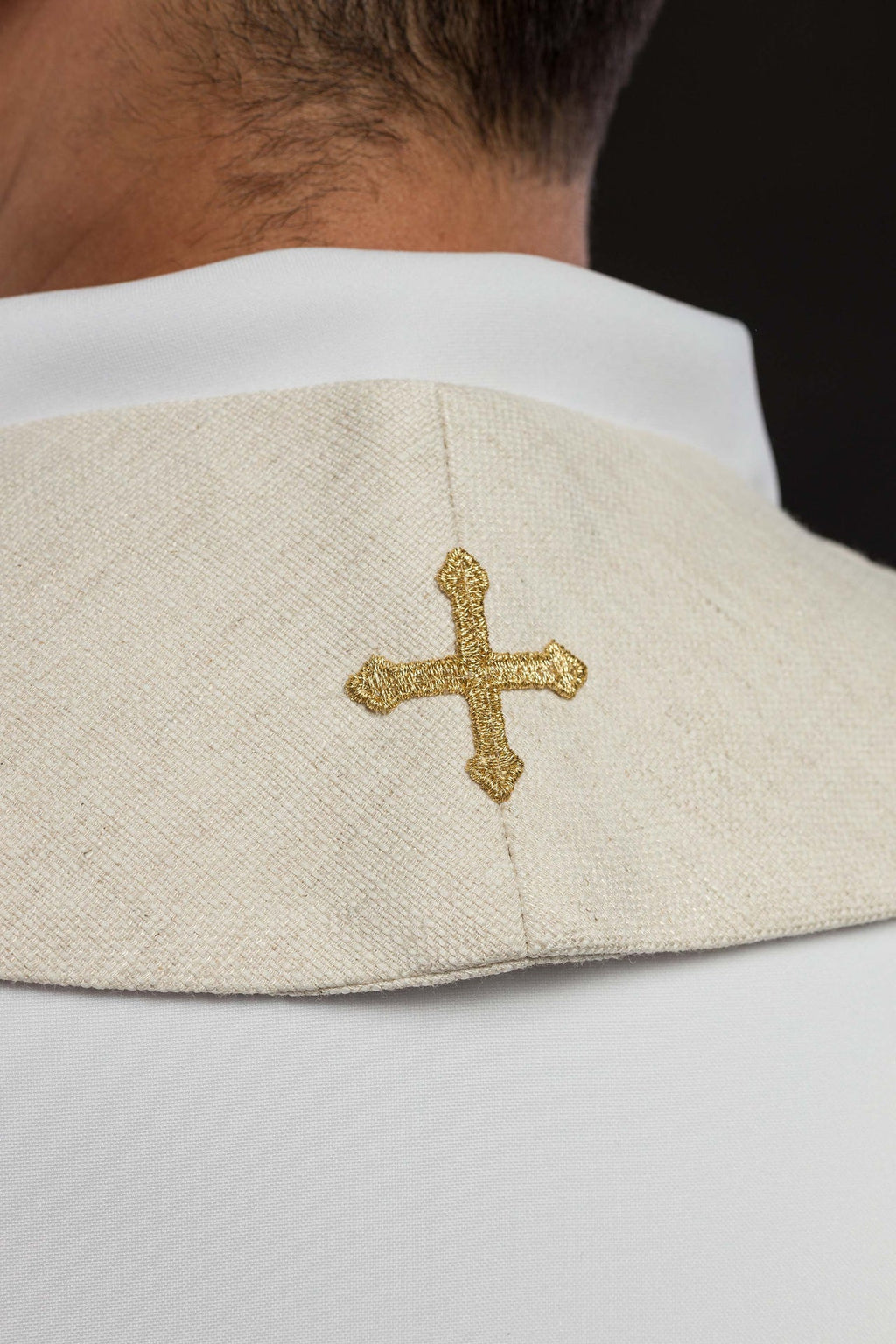 Stuła haftowana z wizerunkiem Świętego Józefa Robotnika - ORNATY.PL