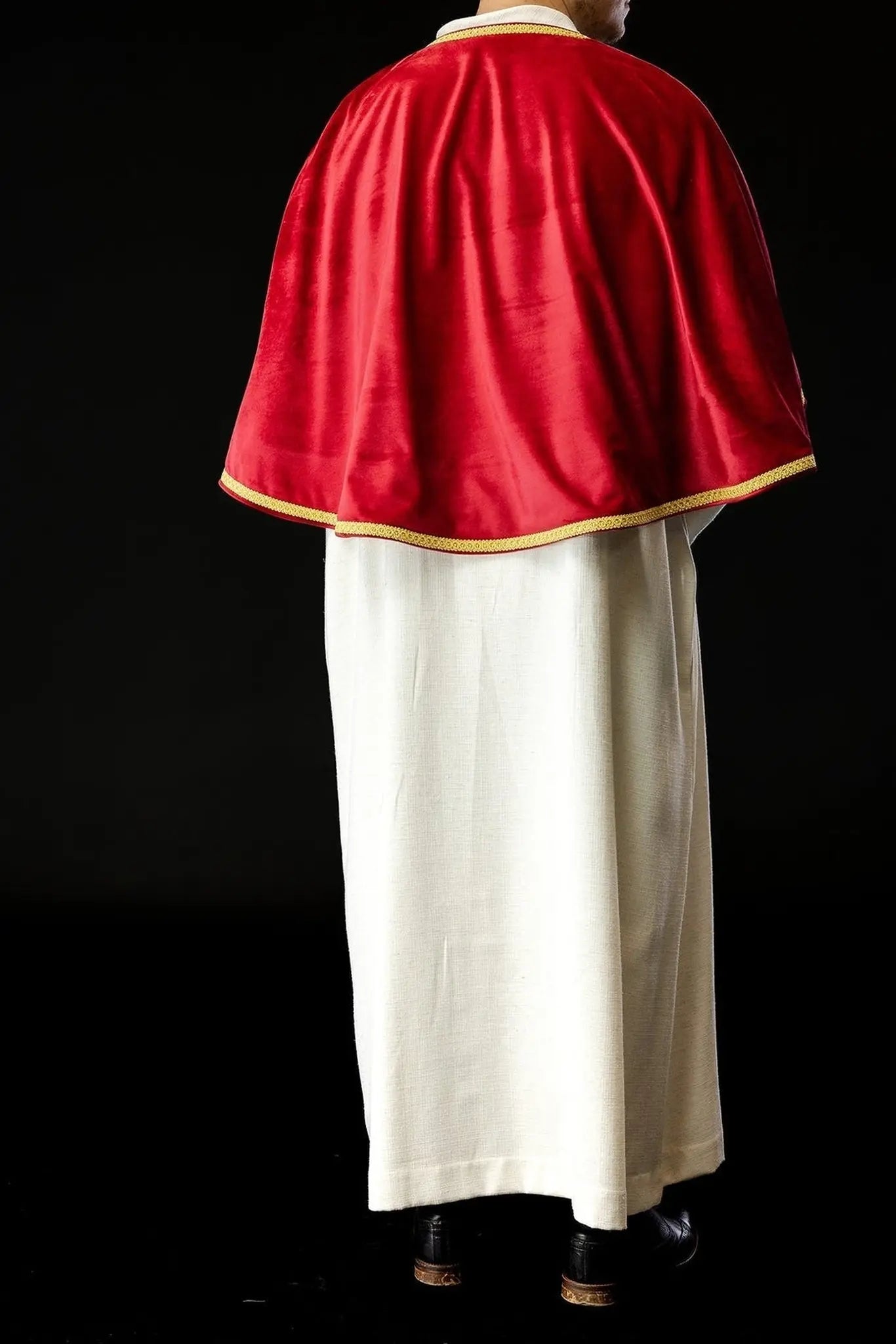 Velvet Red Altar Server Cape with Closure