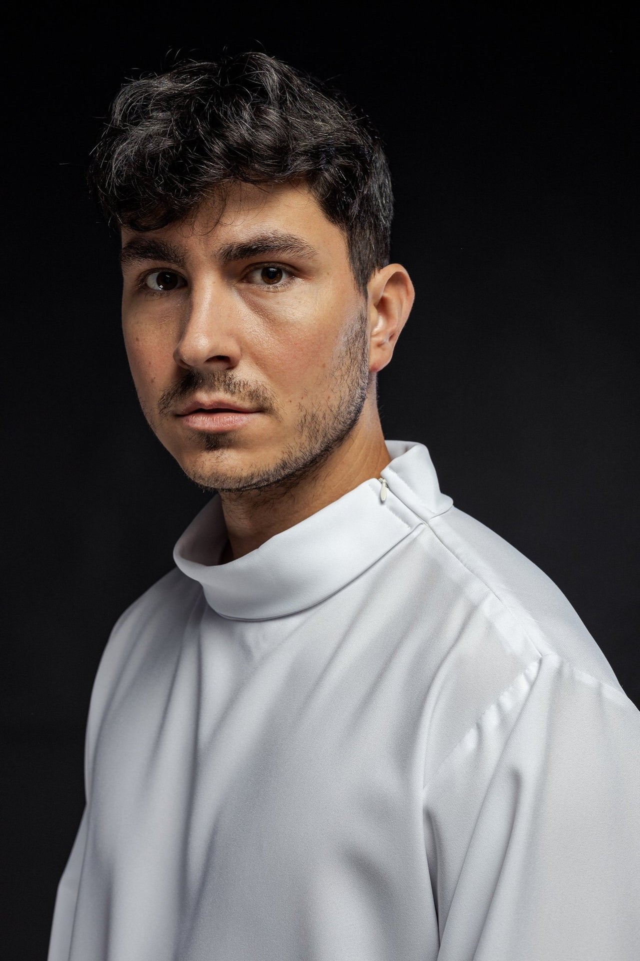 Alba kapłańska gładka biała