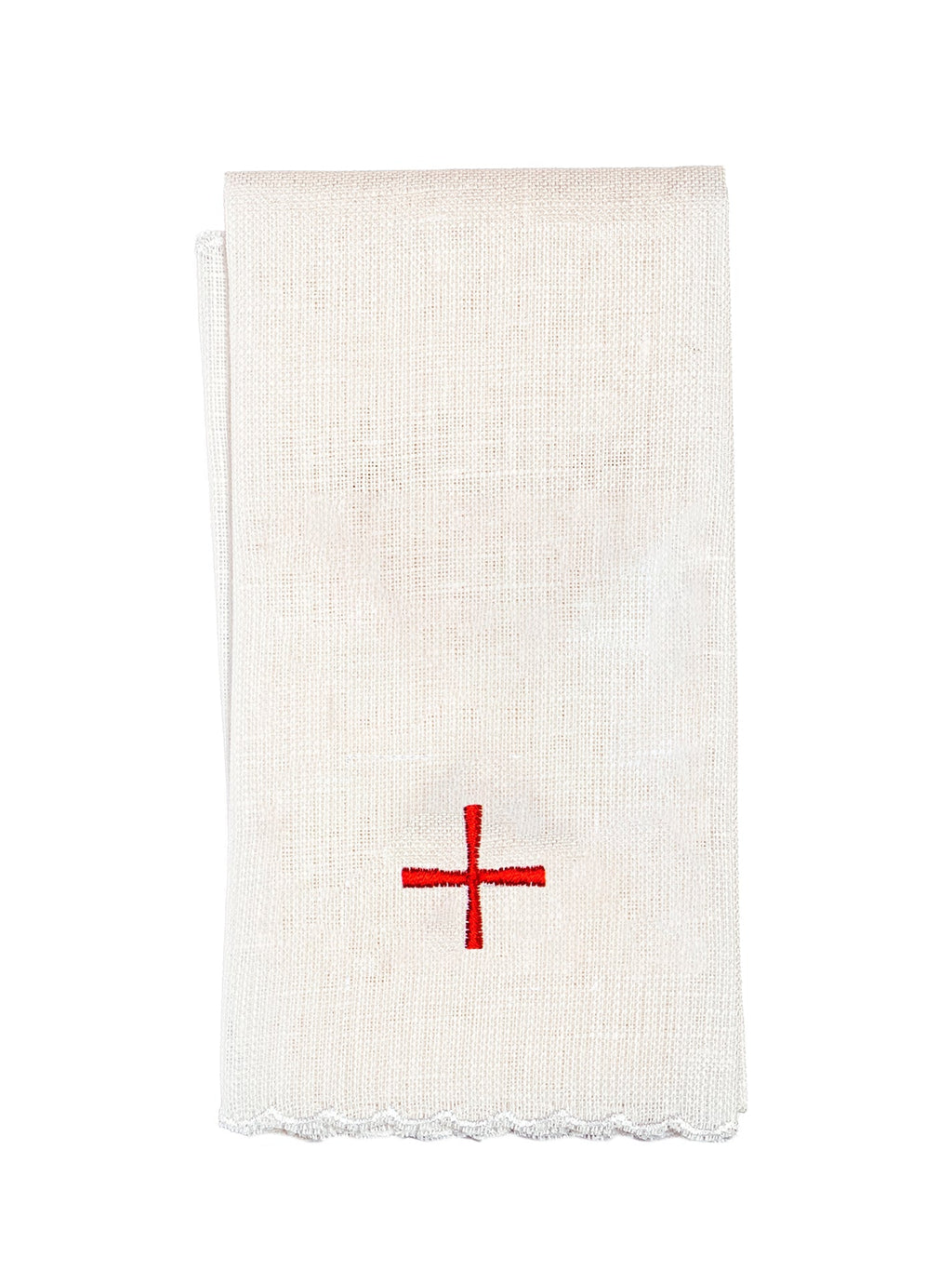 Bielizna kielichowa lniana haftowana len