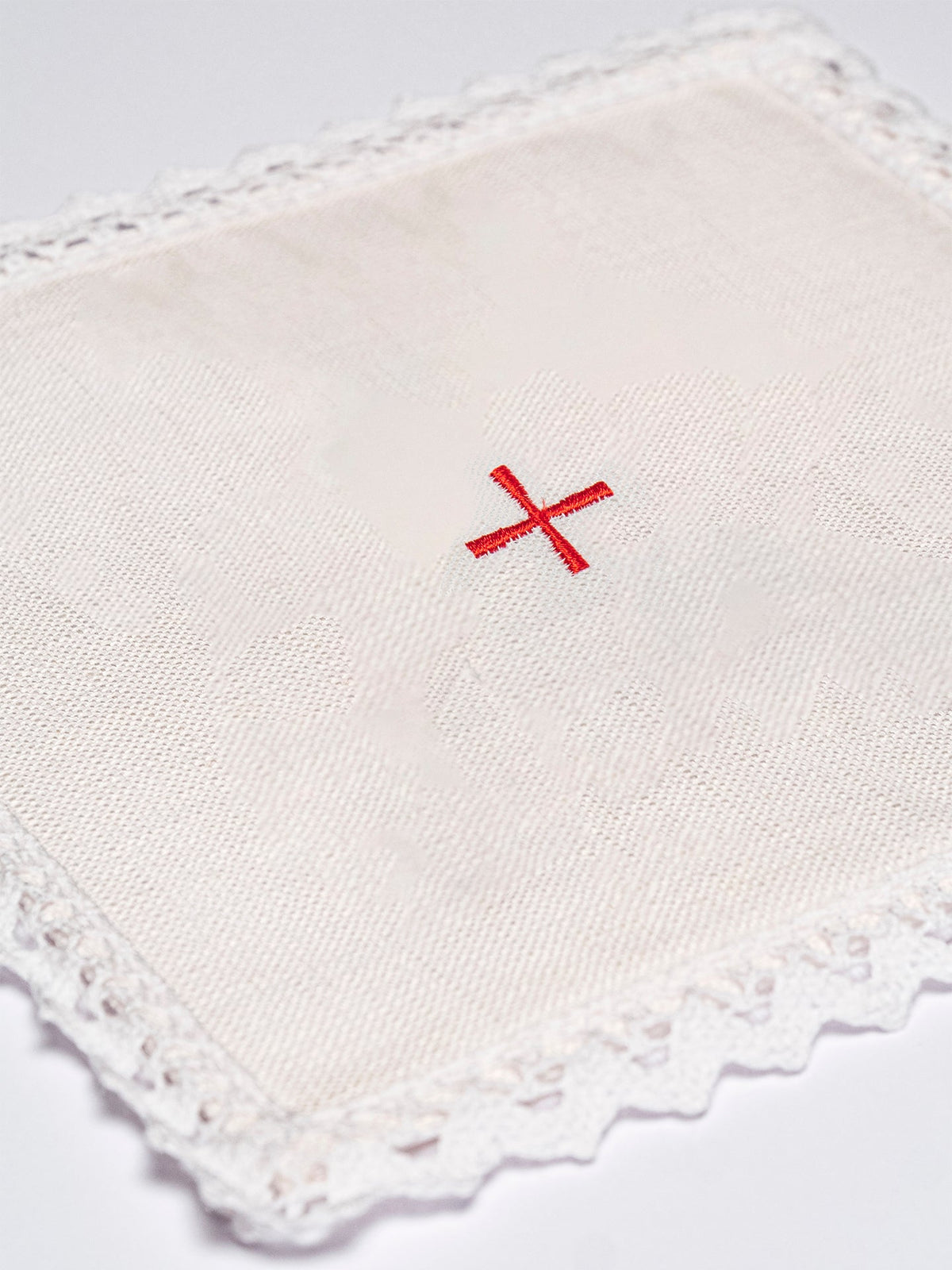 Bielizna kielichowa lniana haftowana len