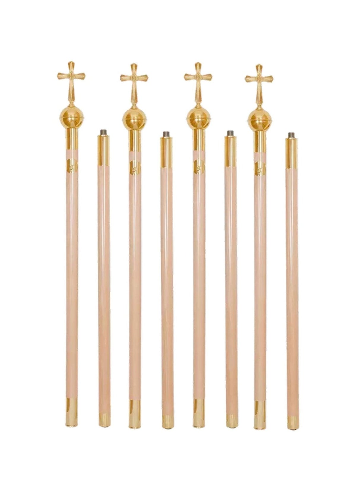 Drzewce do baldachimu skręcane