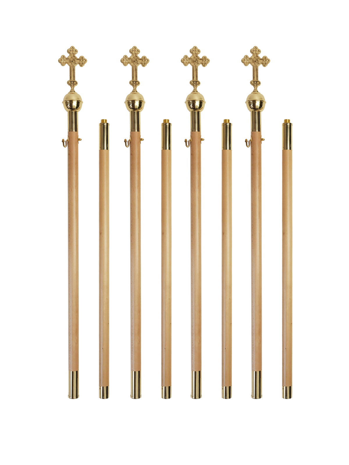 Drzewce do baldachimu jasne drewno