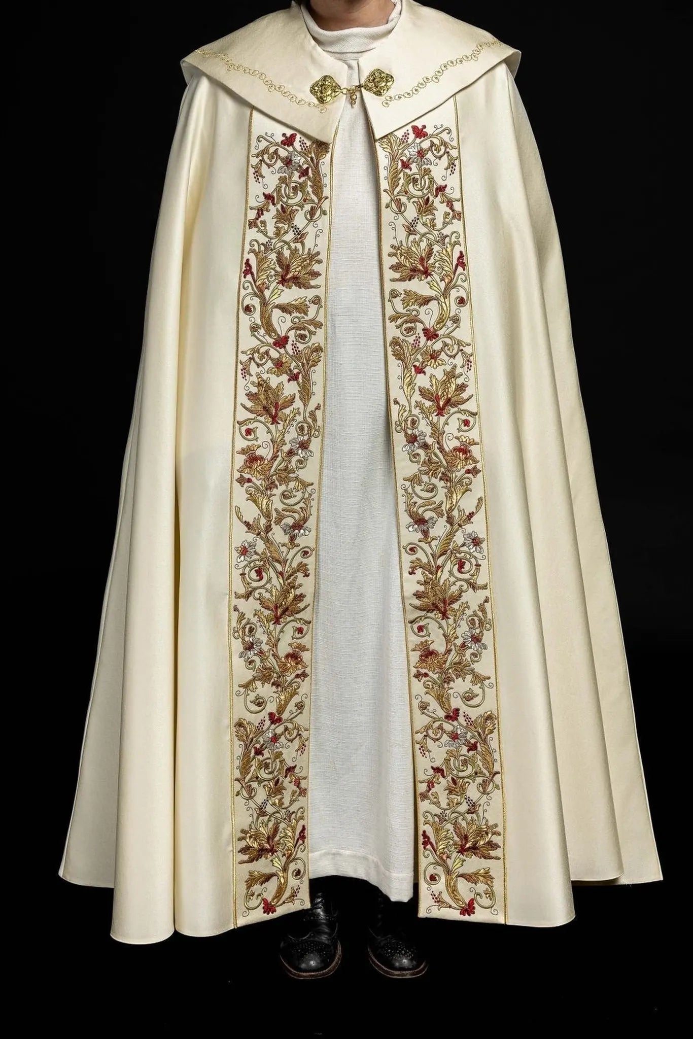 Czapeczka eucharystyczna z monogramem PAX ecru