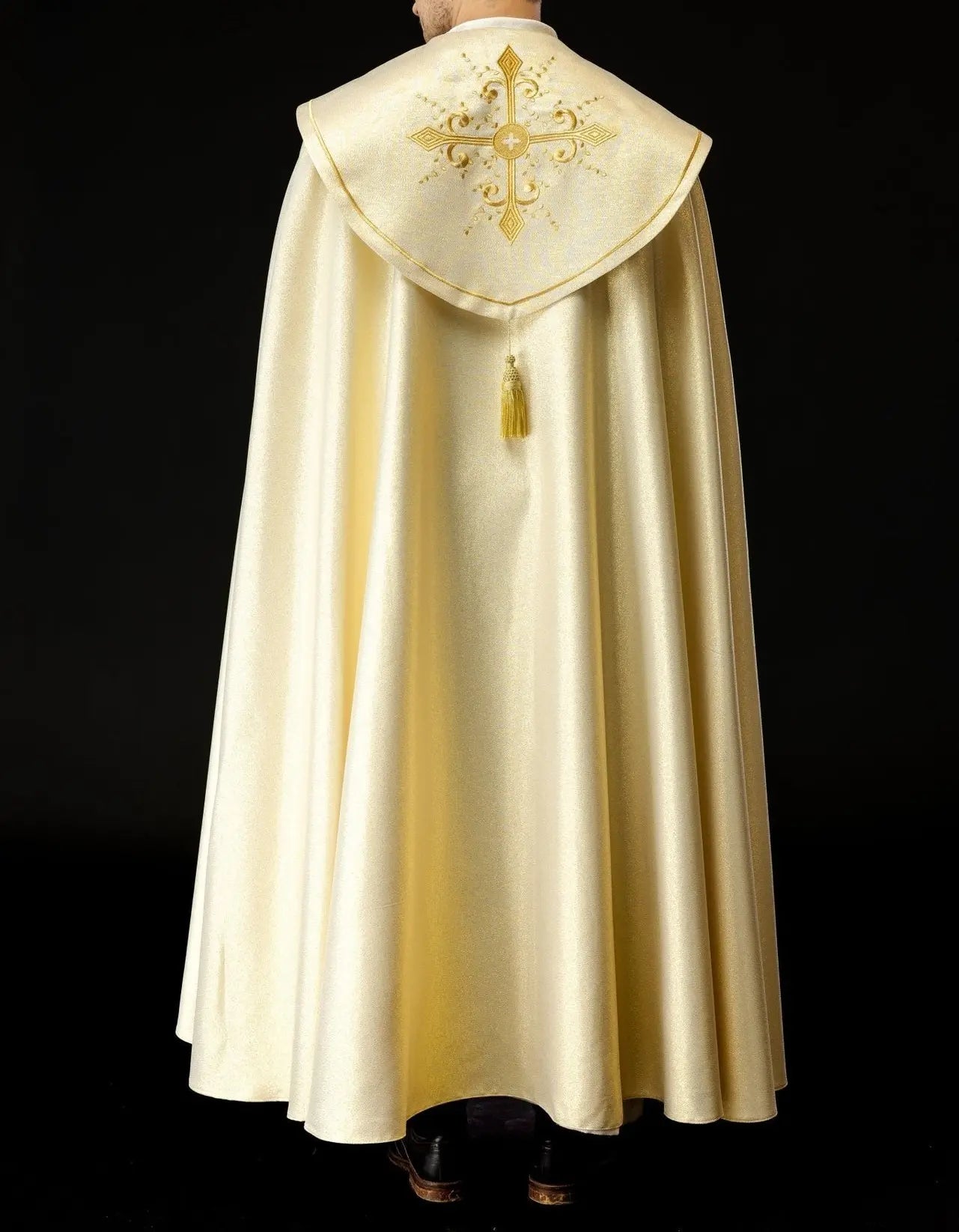Gold embroidered liturgical cape