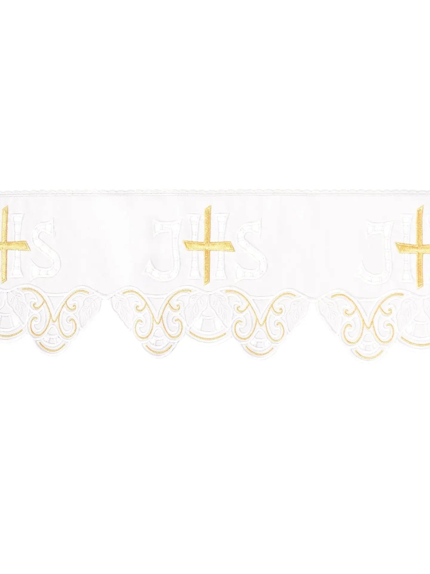 Metr z haftem czołowym IHS Cross White