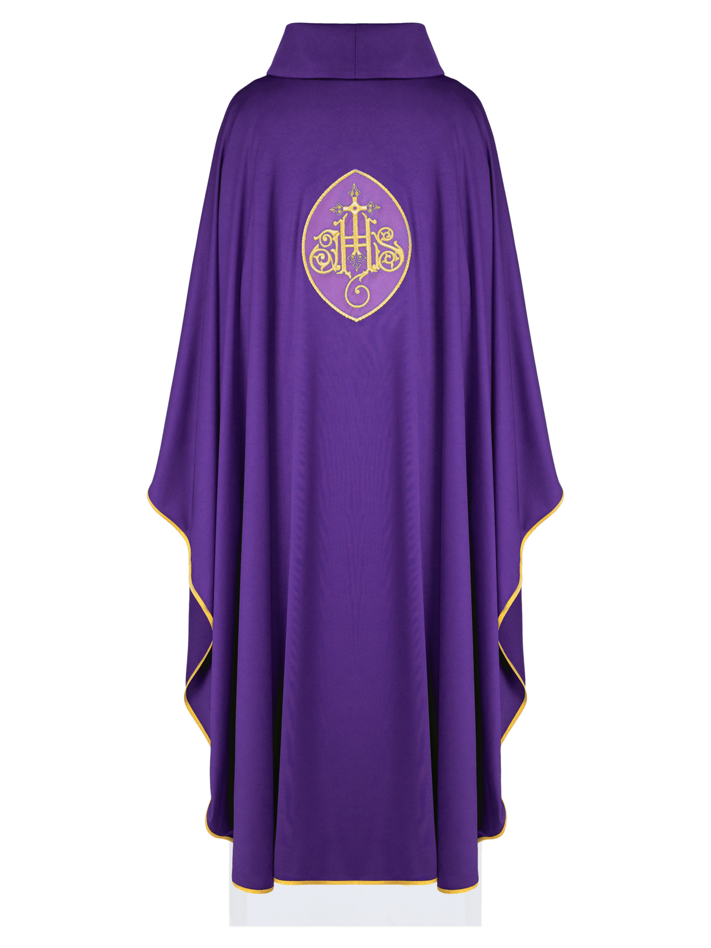 Ornat haftowany z IHS lekka dzianina SACROLITE