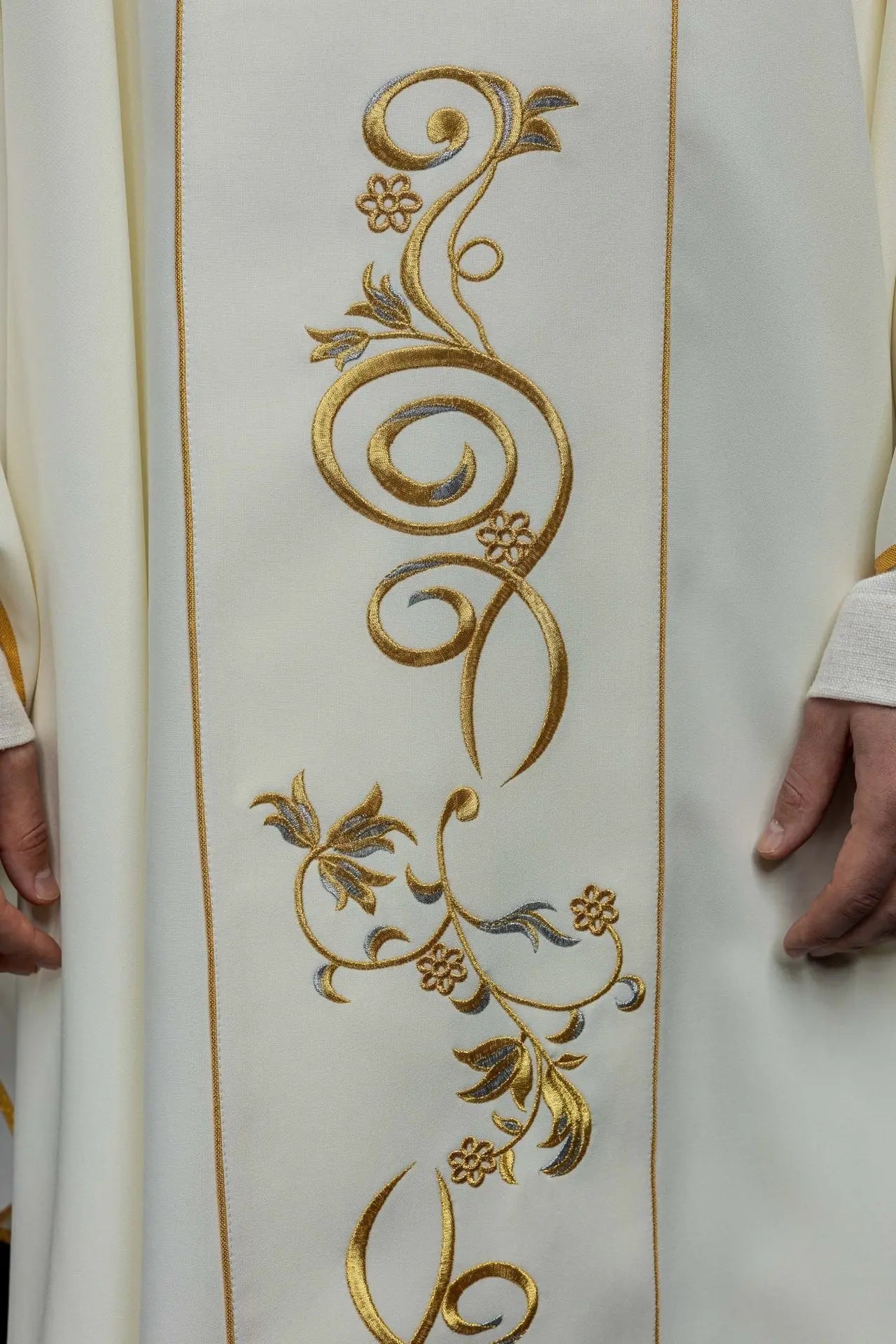 Embroidered Chasuble Featuring the Image of Saint Faustina